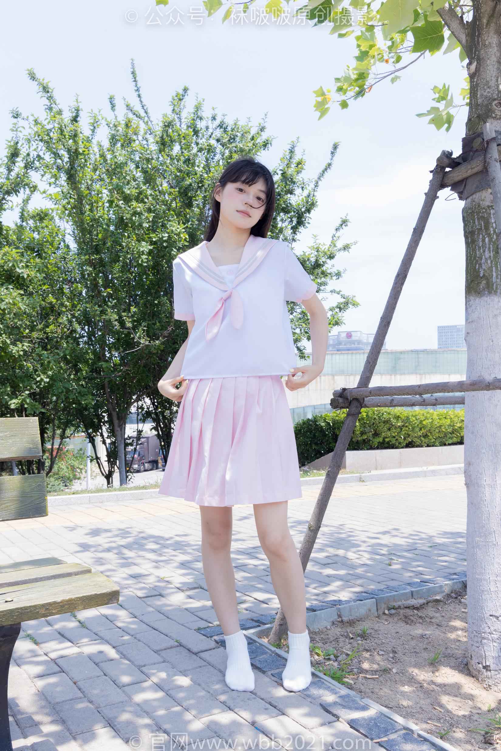 图片[77]-[BoBoSocks袜啵啵]NO.399 糯米-皮鞋、白棉袜、jk制服[145P] – 速更版-美库