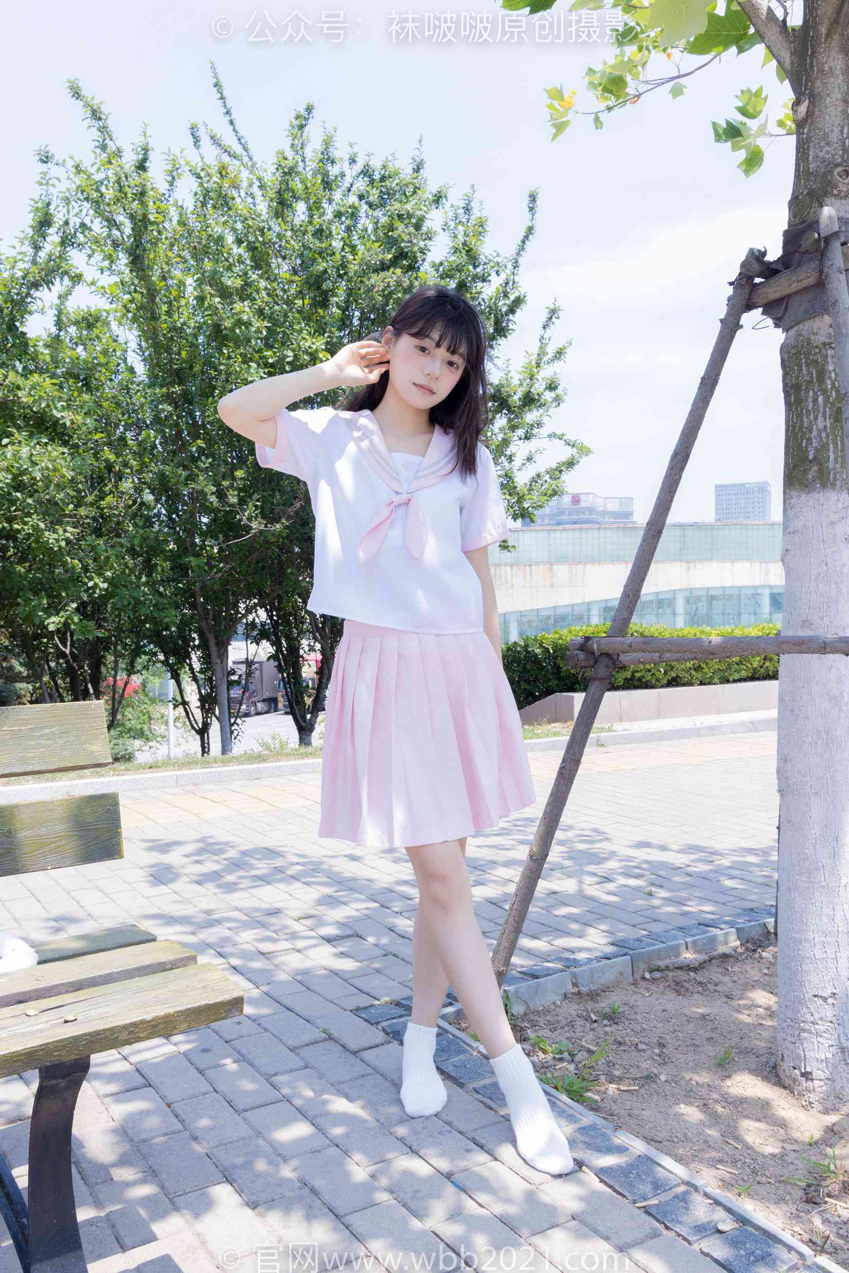 图片[79]-[BoBoSocks袜啵啵]NO.399 糯米-皮鞋、白棉袜、jk制服[145P] – 速更版-美库