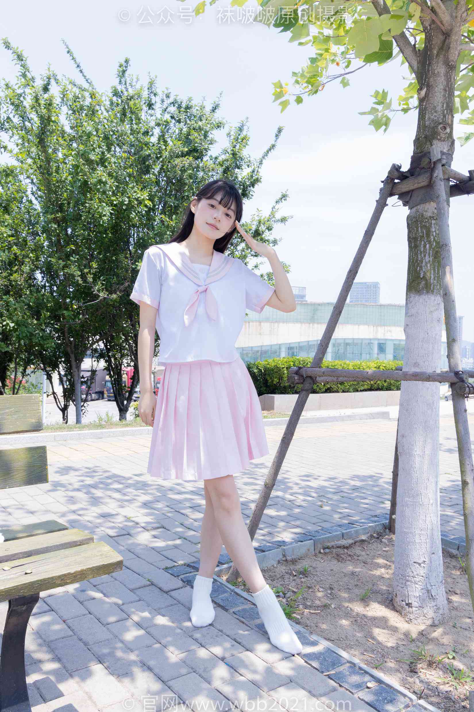 图片[80]-[BoBoSocks袜啵啵]NO.399 糯米-皮鞋、白棉袜、jk制服[145P] – 速更版-美库