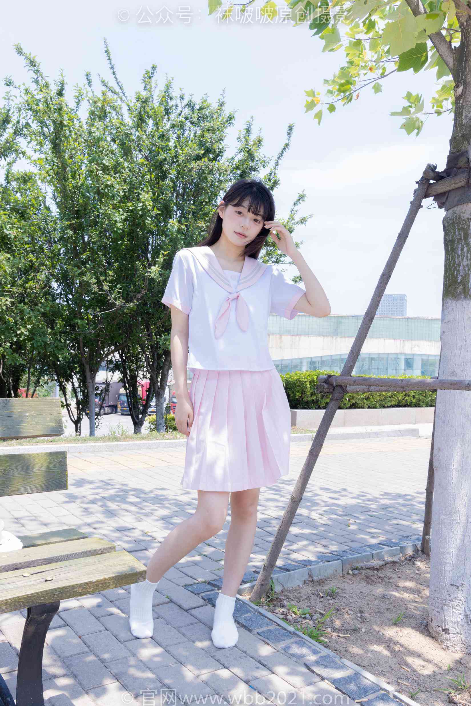 图片[83]-[BoBoSocks袜啵啵]NO.399 糯米-皮鞋、白棉袜、jk制服[145P] – 速更版-美库