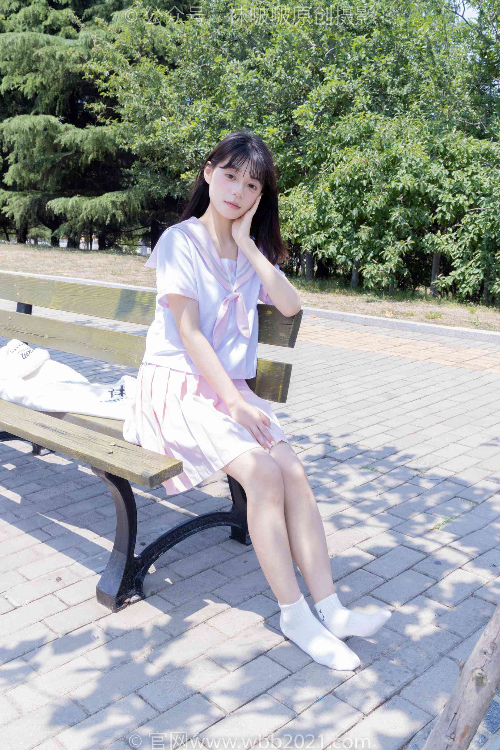 图片[96]-[BoBoSocks袜啵啵]NO.399 糯米-皮鞋、白棉袜、jk制服[145P] – 速更版-美库