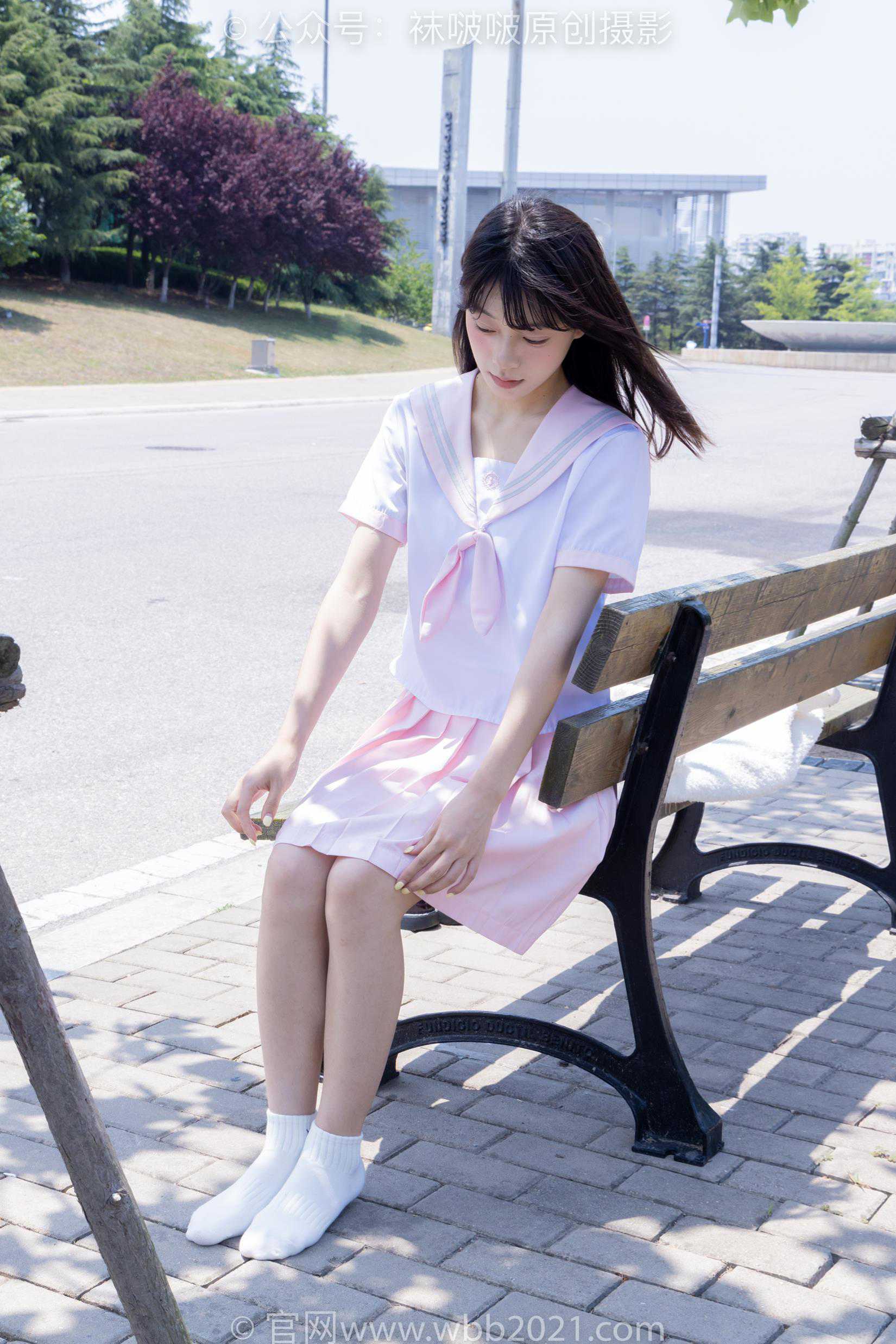 图片[102]-[BoBoSocks袜啵啵]NO.399 糯米-皮鞋、白棉袜、jk制服[145P] – 速更版-美库