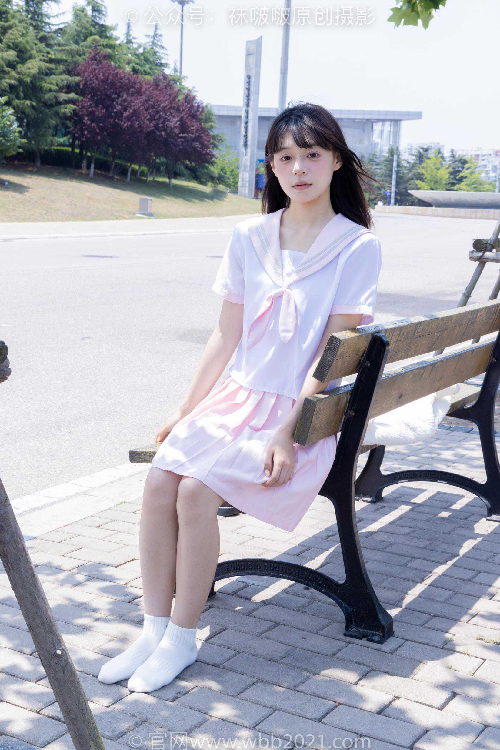 图片[103]-[BoBoSocks袜啵啵]NO.399 糯米-皮鞋、白棉袜、jk制服[145P] – 速更版-美库