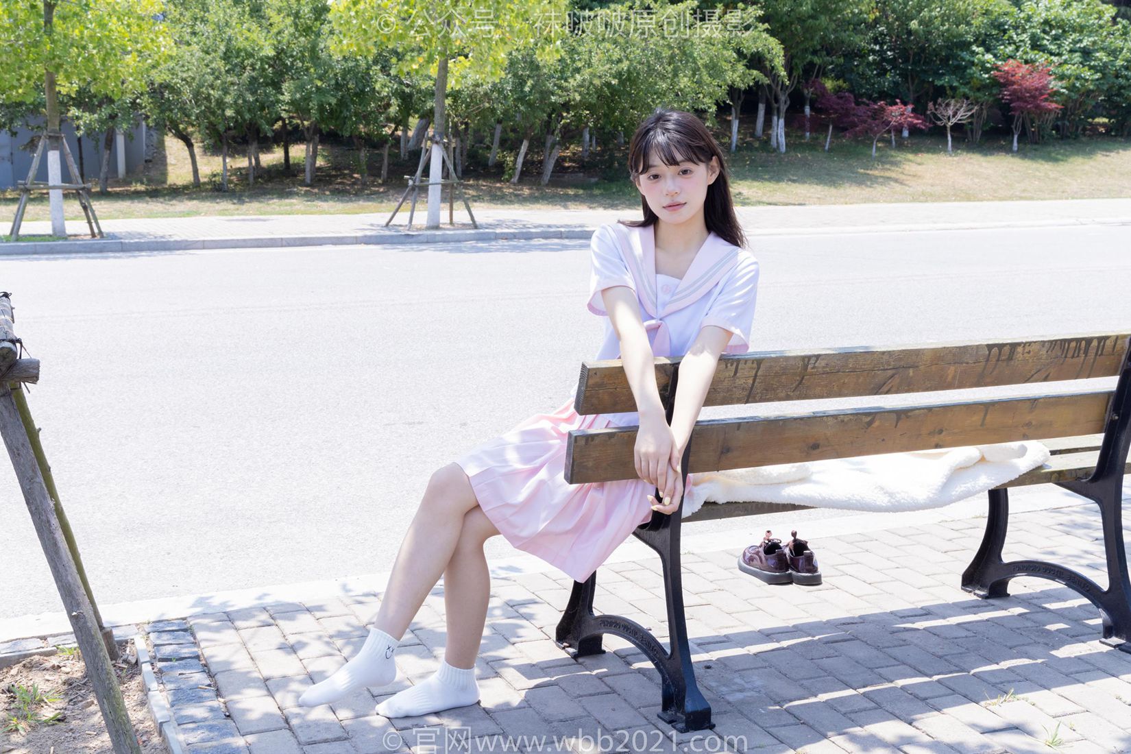 图片[104]-[BoBoSocks袜啵啵]NO.399 糯米-皮鞋、白棉袜、jk制服[145P] – 速更版-美库