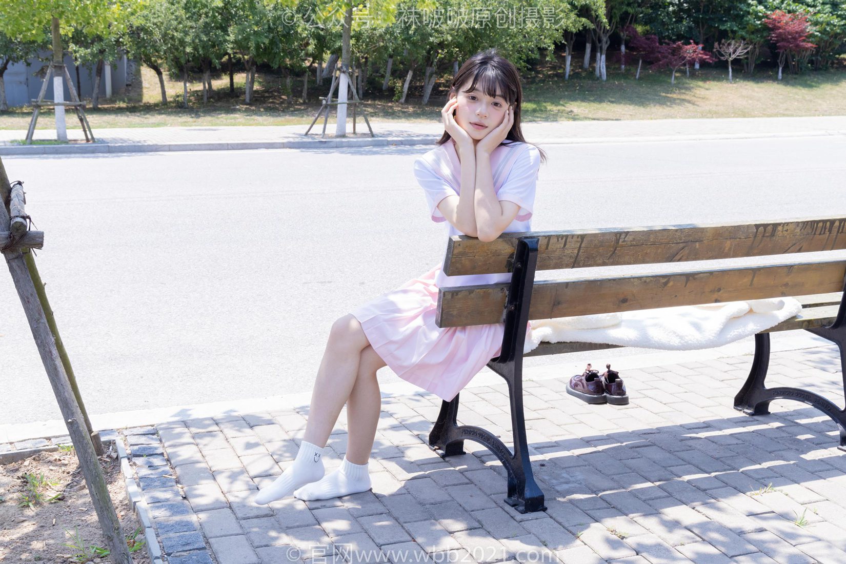 图片[105]-[BoBoSocks袜啵啵]NO.399 糯米-皮鞋、白棉袜、jk制服[145P] – 速更版-美库