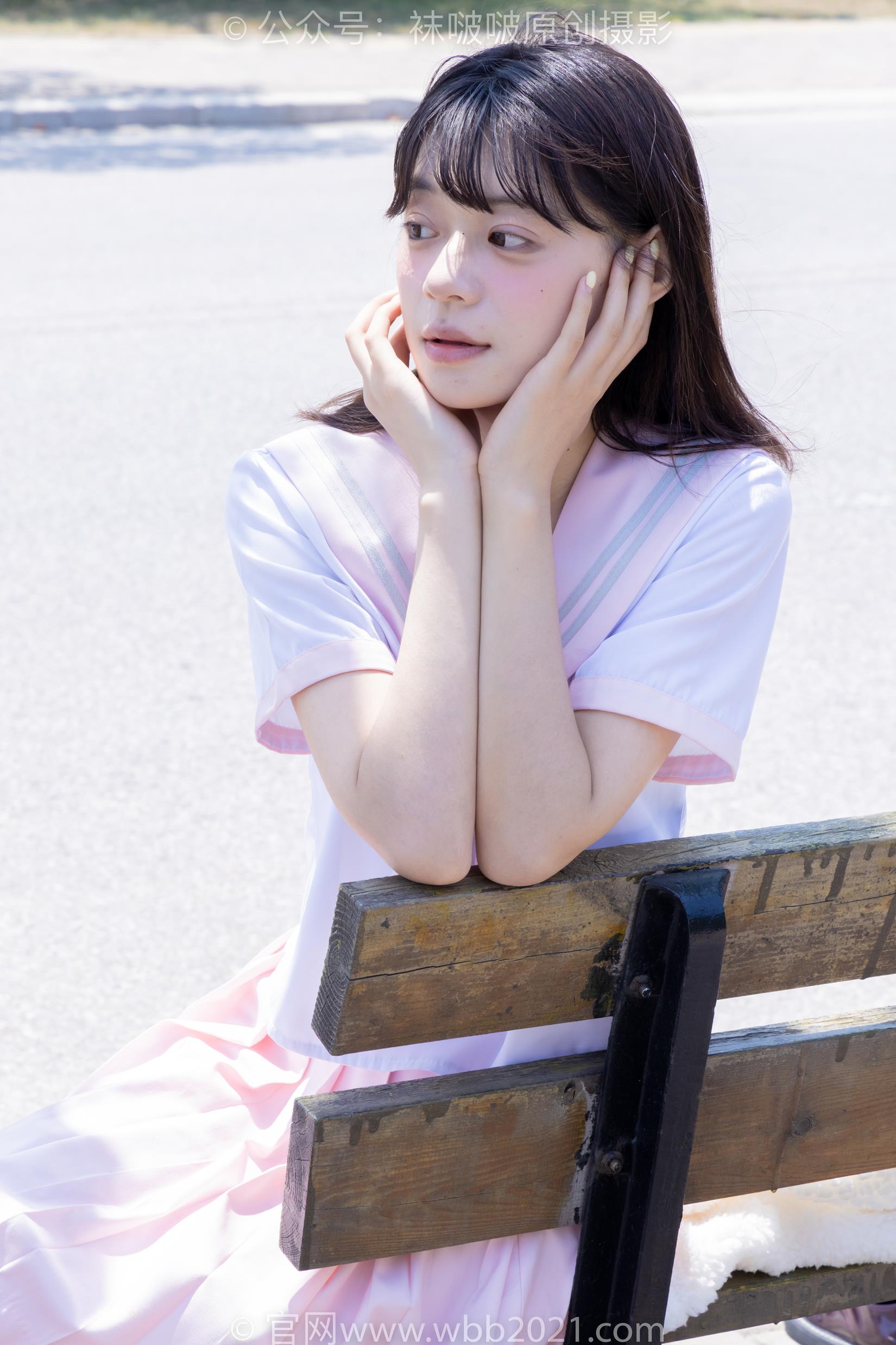 图片[107]-[BoBoSocks袜啵啵]NO.399 糯米-皮鞋、白棉袜、jk制服[145P] – 速更版-美库