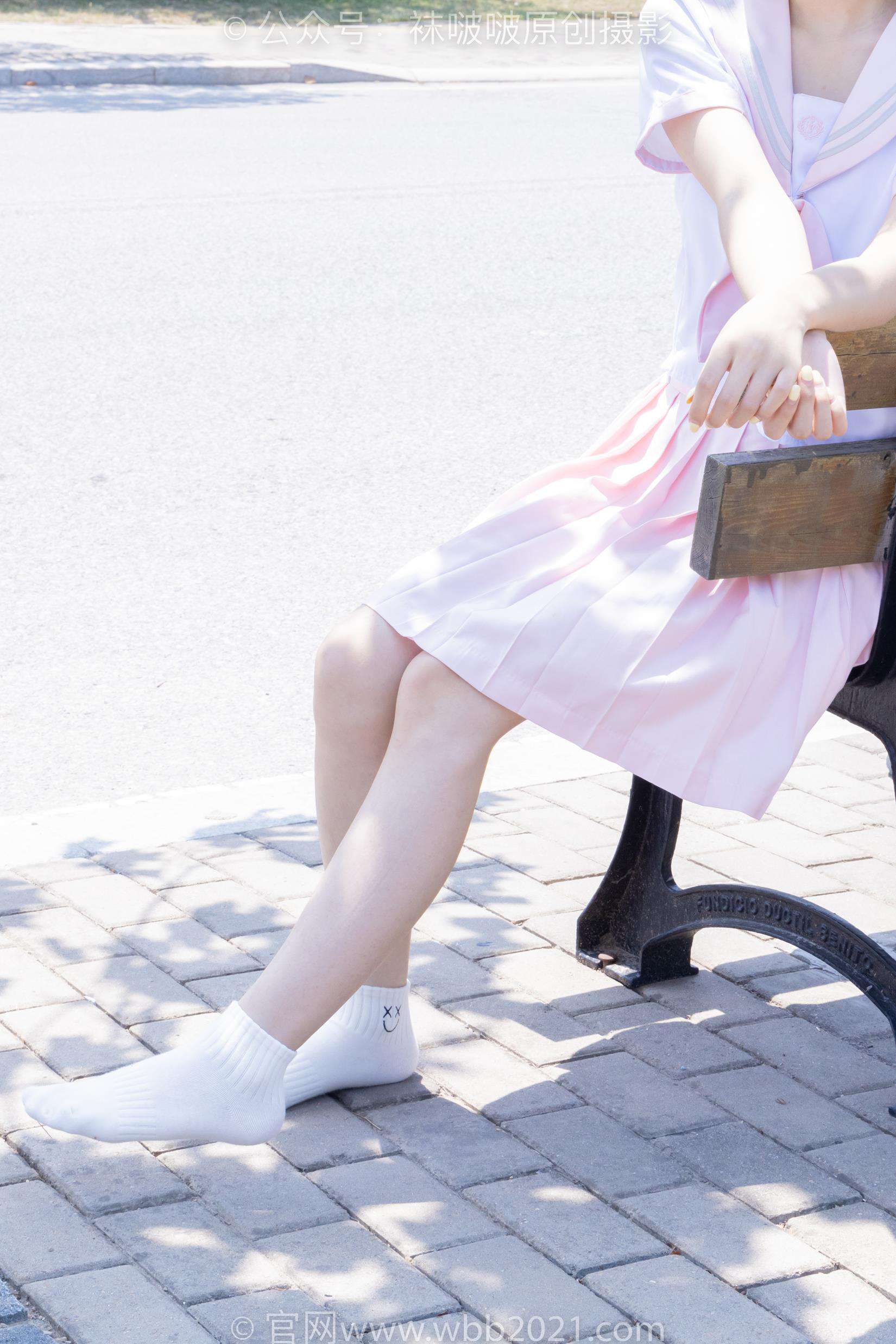 图片[109]-[BoBoSocks袜啵啵]NO.399 糯米-皮鞋、白棉袜、jk制服[145P] – 速更版-美库