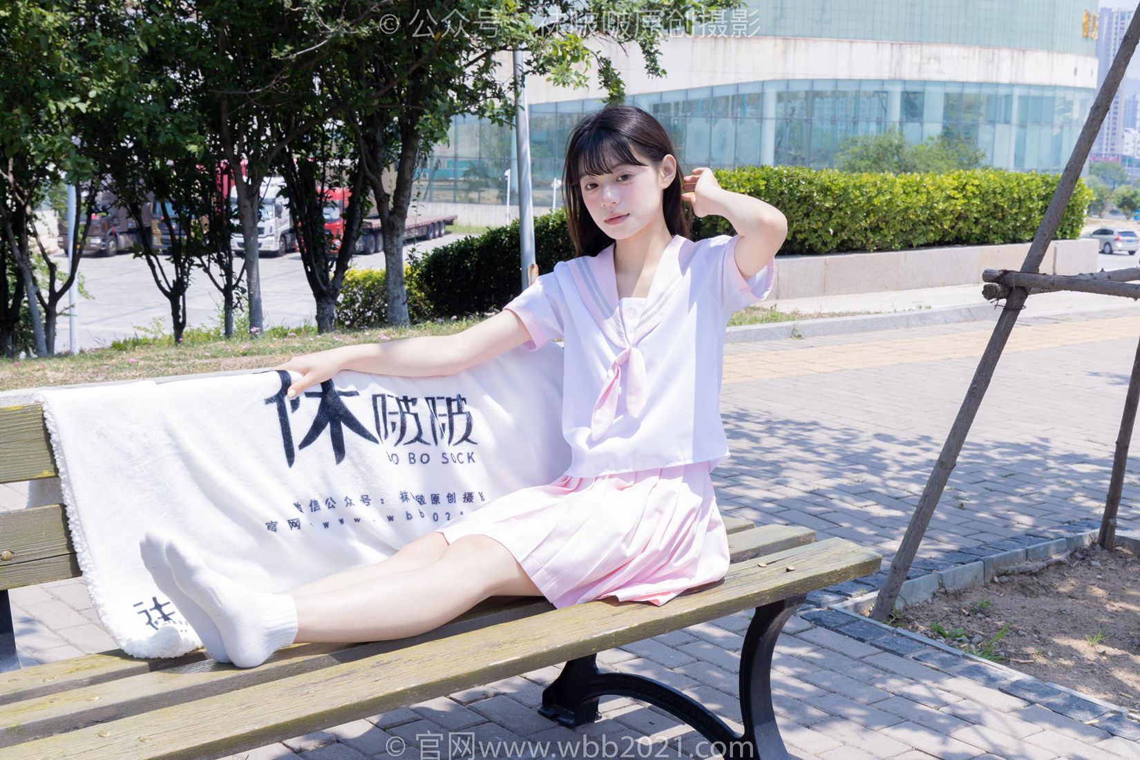 图片[118]-[BoBoSocks袜啵啵]NO.399 糯米-皮鞋、白棉袜、jk制服[145P] – 速更版-美库