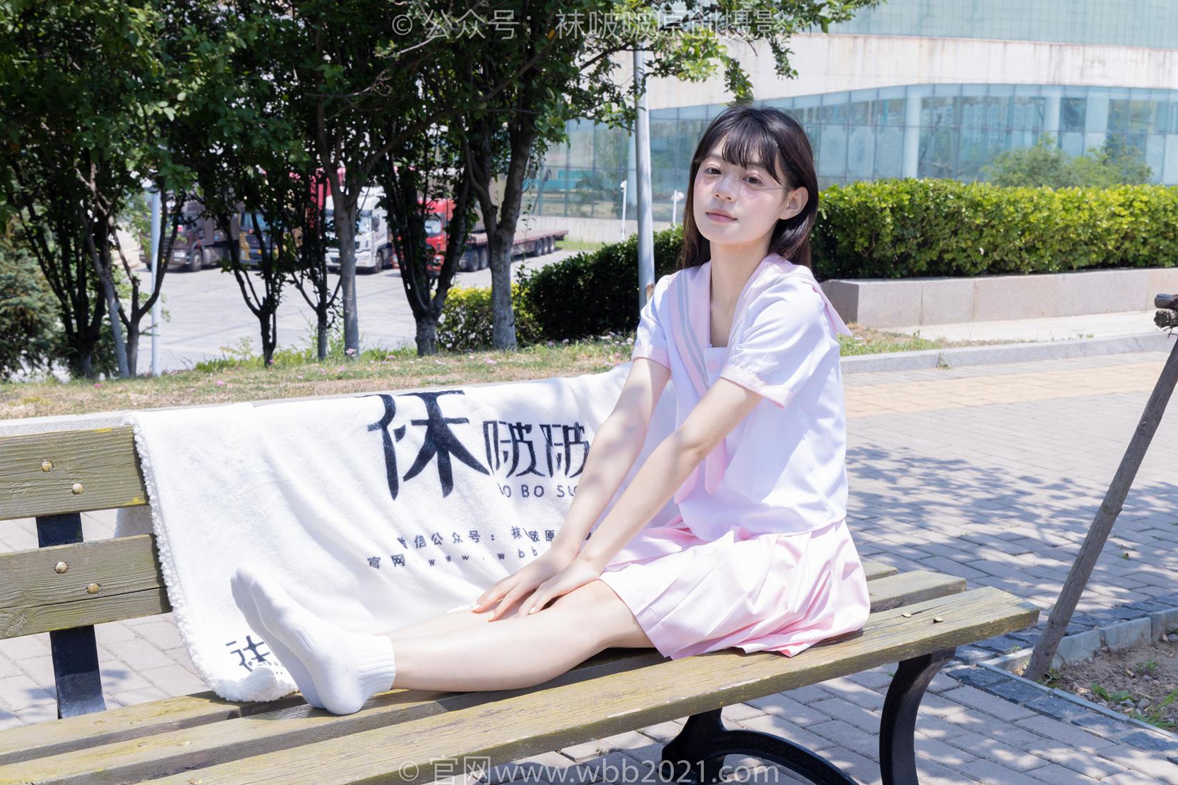 图片[119]-[BoBoSocks袜啵啵]NO.399 糯米-皮鞋、白棉袜、jk制服[145P] – 速更版-美库