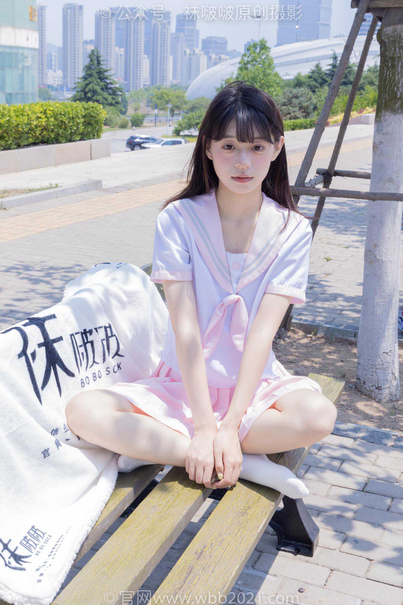 图片[120]-[BoBoSocks袜啵啵]NO.399 糯米-皮鞋、白棉袜、jk制服[145P] – 速更版-美库