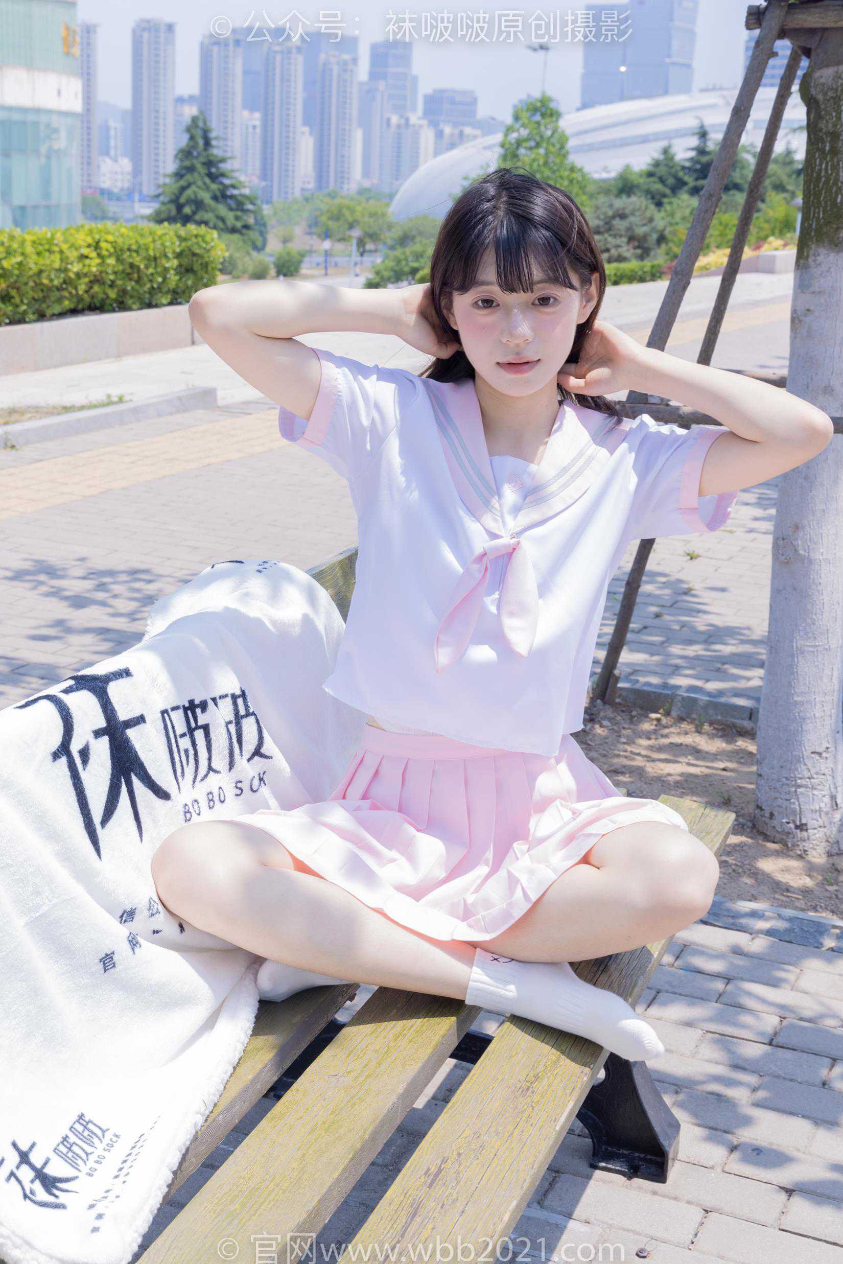 图片[121]-[BoBoSocks袜啵啵]NO.399 糯米-皮鞋、白棉袜、jk制服[145P] – 速更版-美库