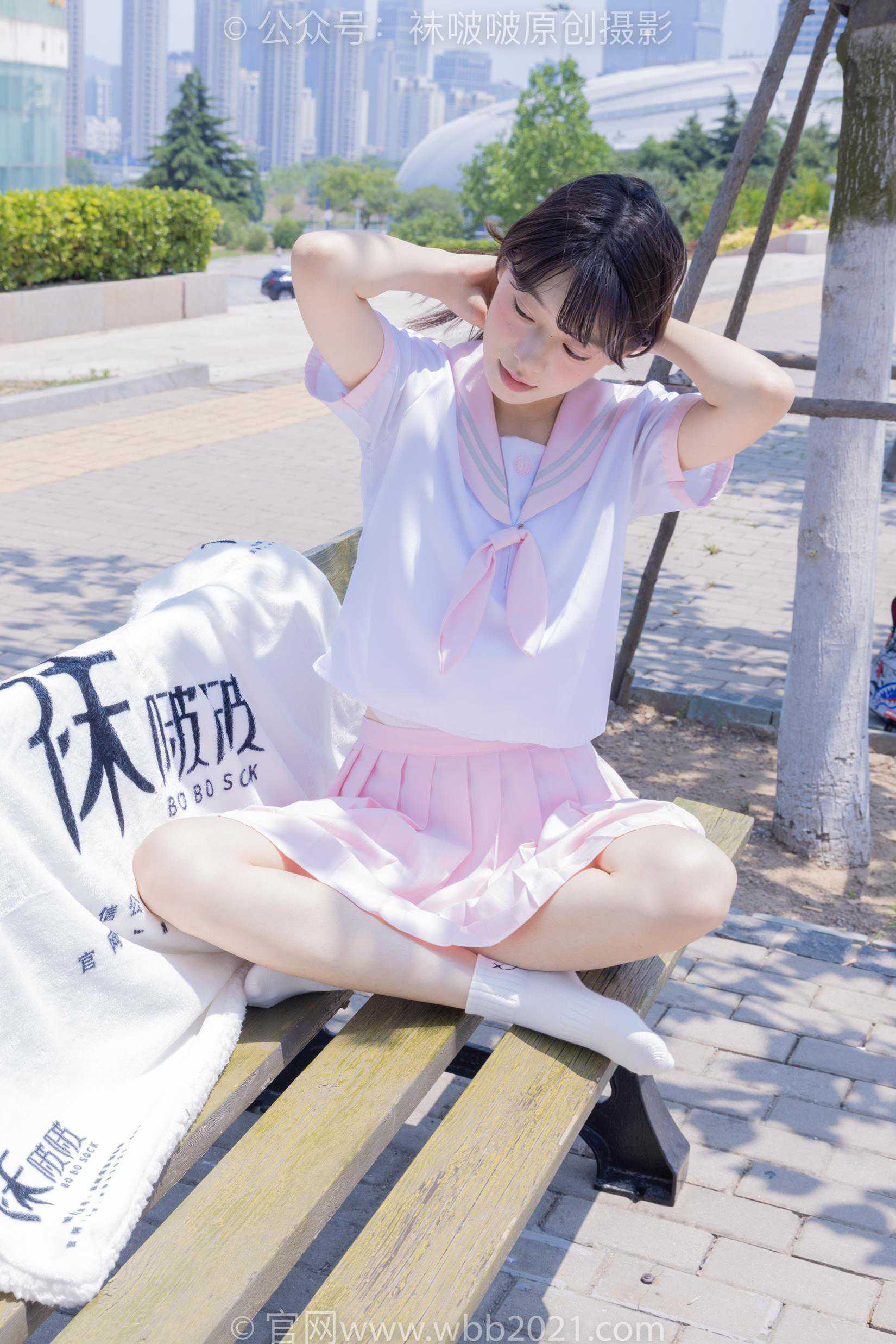 图片[122]-[BoBoSocks袜啵啵]NO.399 糯米-皮鞋、白棉袜、jk制服[145P] – 速更版-美库