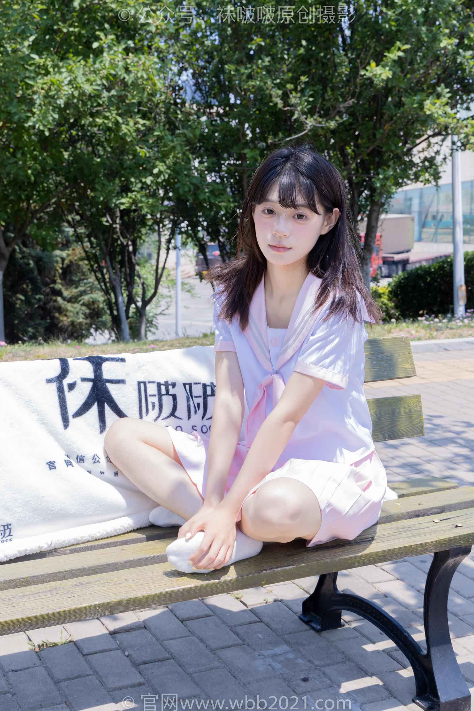 图片[123]-[BoBoSocks袜啵啵]NO.399 糯米-皮鞋、白棉袜、jk制服[145P] – 速更版-美库