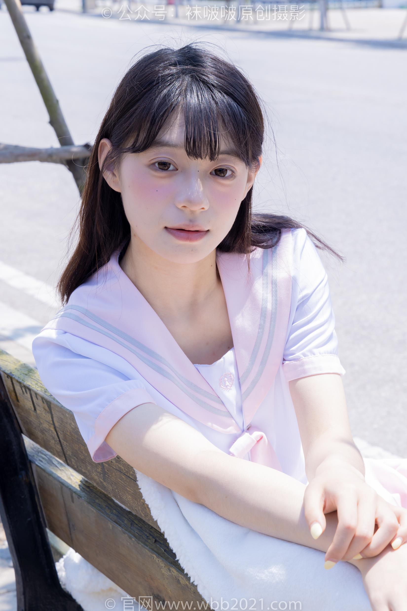 图片[126]-[BoBoSocks袜啵啵]NO.399 糯米-皮鞋、白棉袜、jk制服[145P] – 速更版-美库