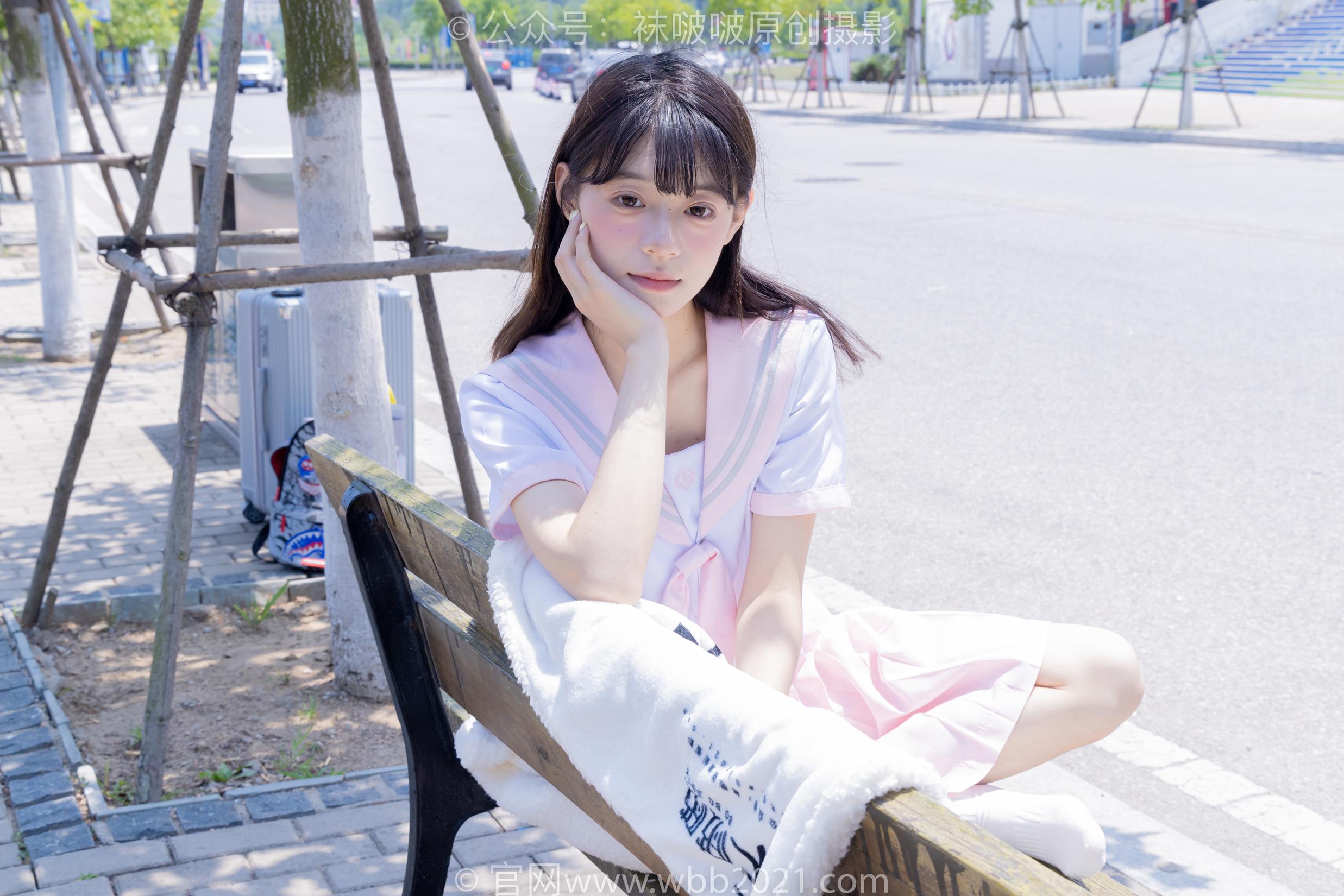 图片[128]-[BoBoSocks袜啵啵]NO.399 糯米-皮鞋、白棉袜、jk制服[145P] – 速更版-美库