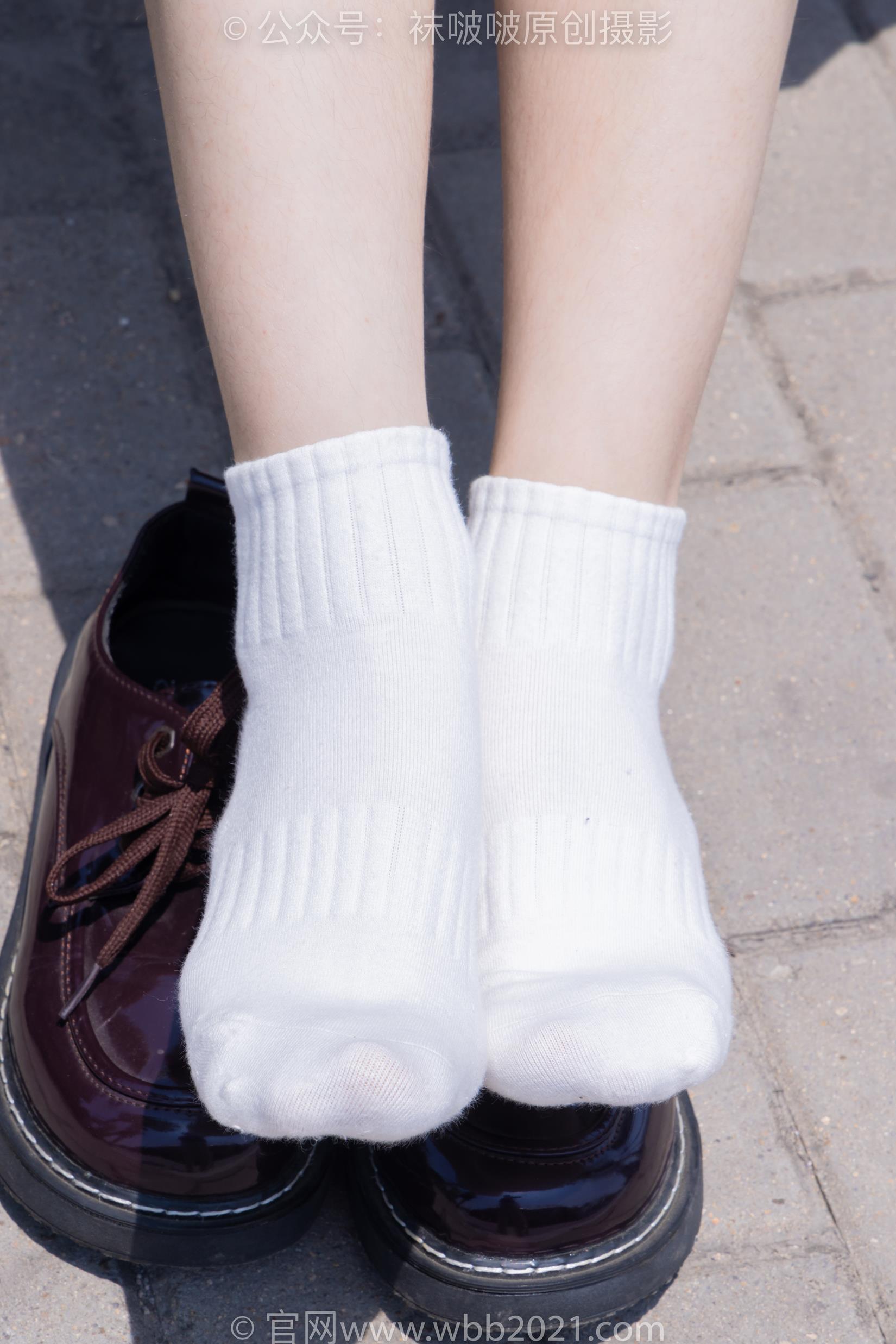 图片[132]-[BoBoSocks袜啵啵]NO.399 糯米-皮鞋、白棉袜、jk制服[145P] – 速更版-美库