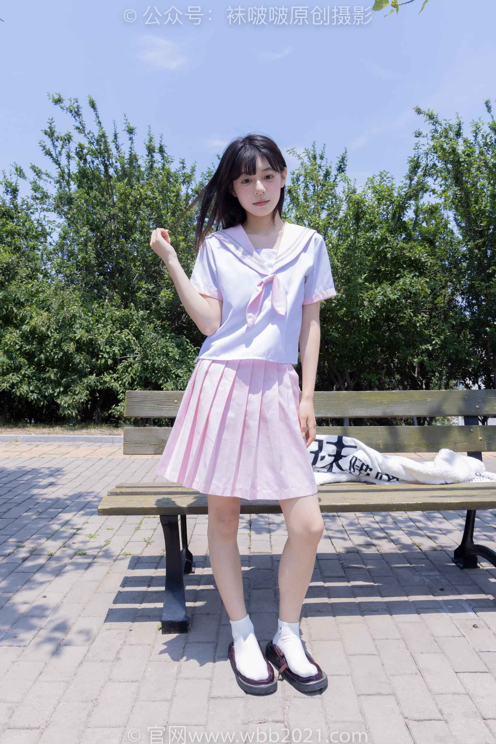 图片[139]-[BoBoSocks袜啵啵]NO.399 糯米-皮鞋、白棉袜、jk制服[145P] – 速更版-美库