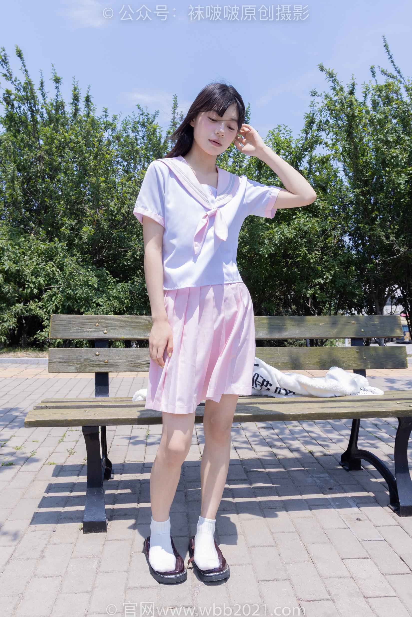 图片[141]-[BoBoSocks袜啵啵]NO.399 糯米-皮鞋、白棉袜、jk制服[145P] – 速更版-美库