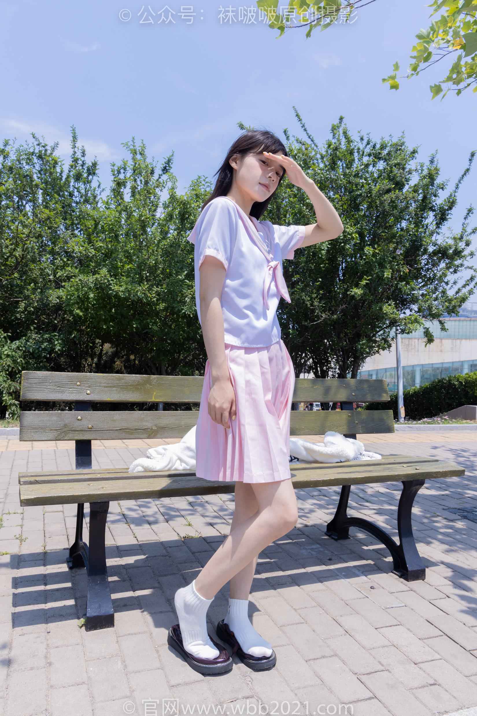 图片[142]-[BoBoSocks袜啵啵]NO.399 糯米-皮鞋、白棉袜、jk制服[145P] – 速更版-美库