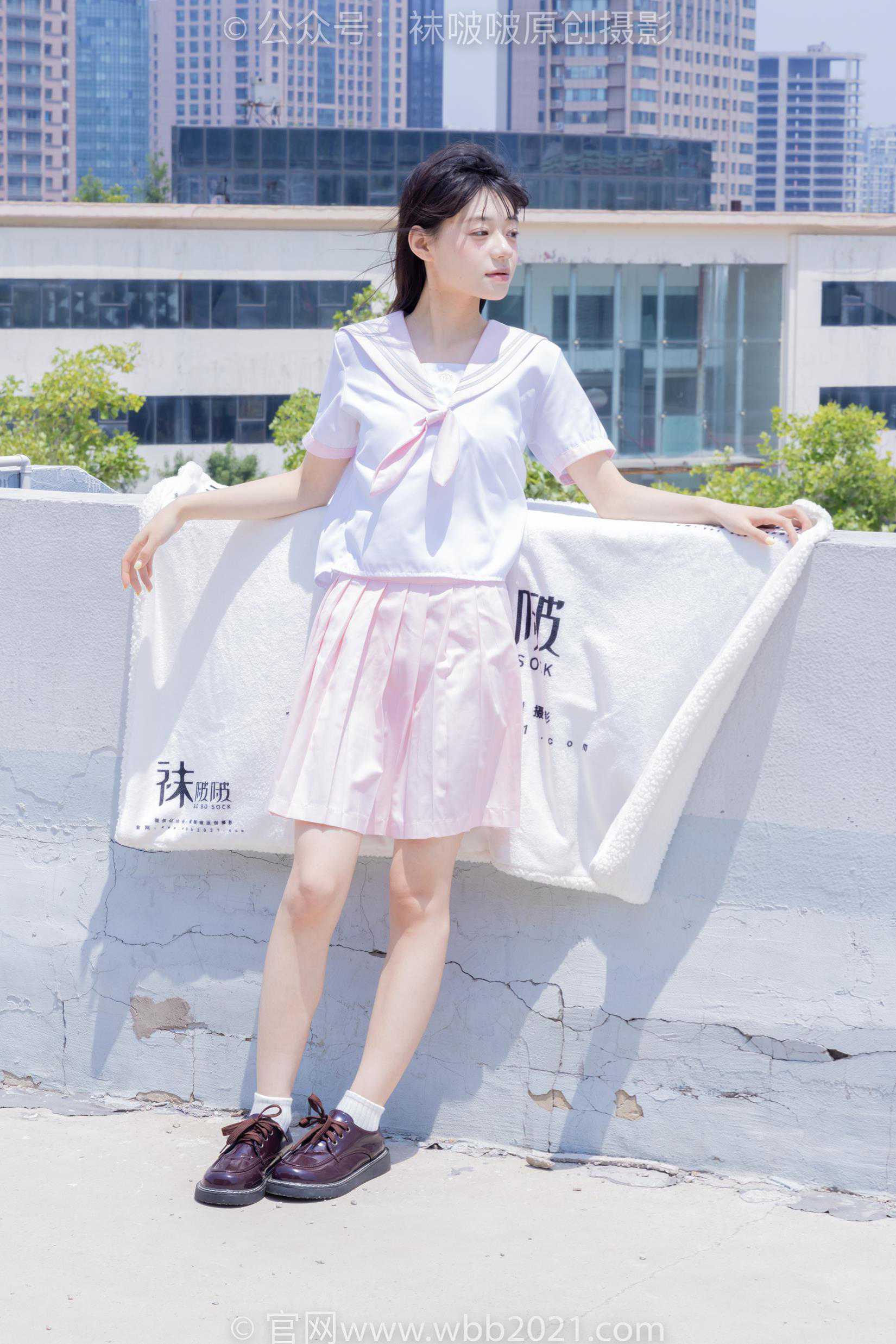 图片[146]-[BoBoSocks袜啵啵]NO.399 糯米-皮鞋、白棉袜、jk制服[145P] – 速更版-美库