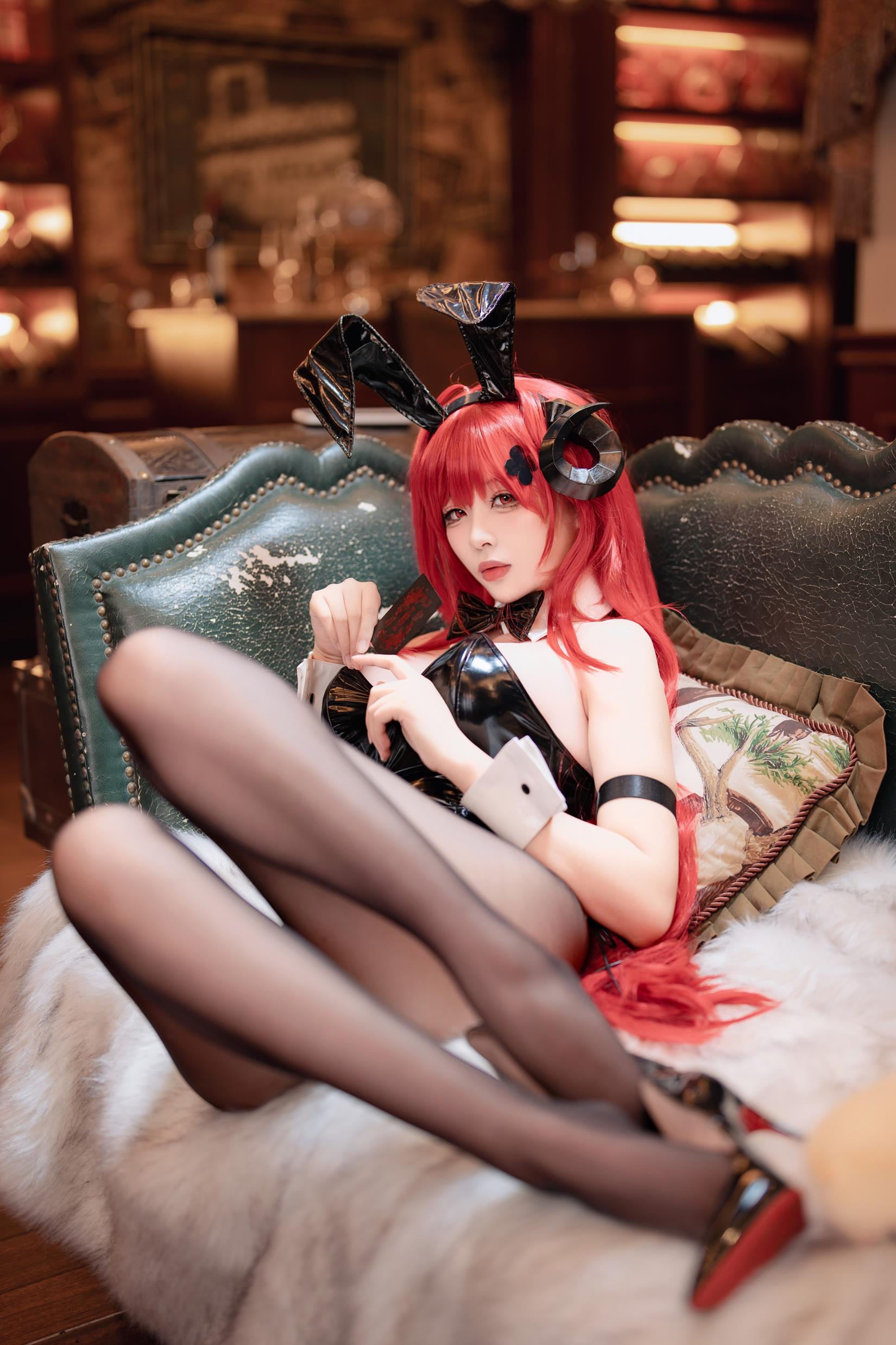 图片[35]-轩萧学姐 – 兴登堡兔女郎[68P] – 速更版-美库