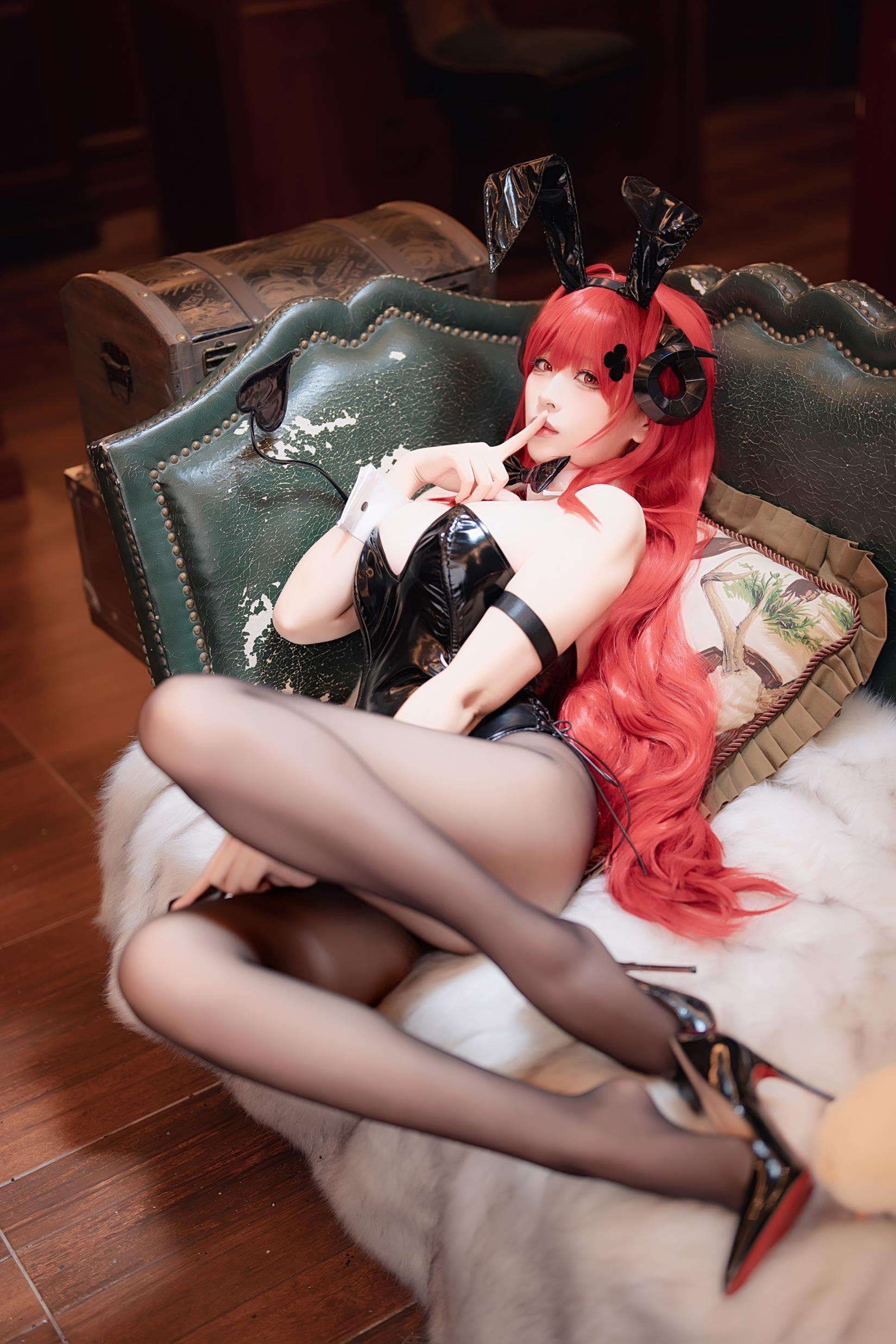 图片[36]-轩萧学姐 – 兴登堡兔女郎[68P] – 速更版-美库