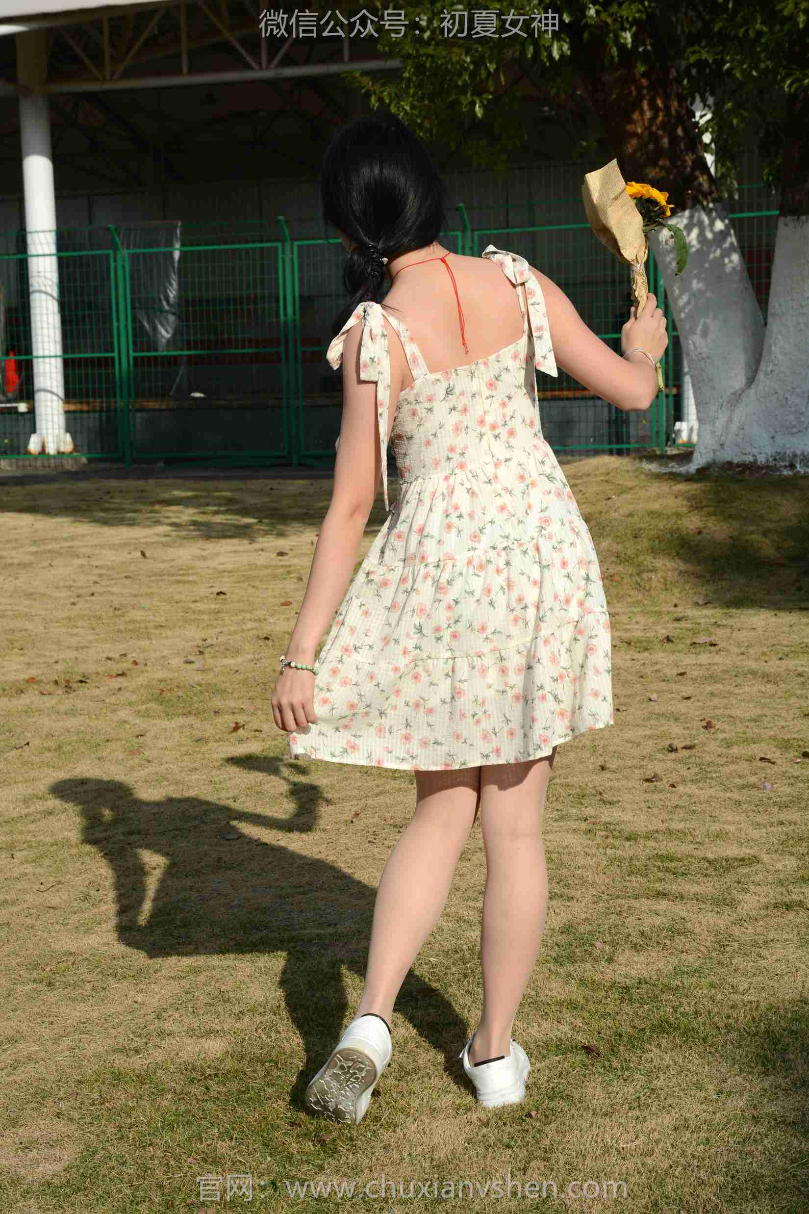 图片[18]-初夏女神 NO.159 双双 迎春碎花裙[140P] – 速更版-美库