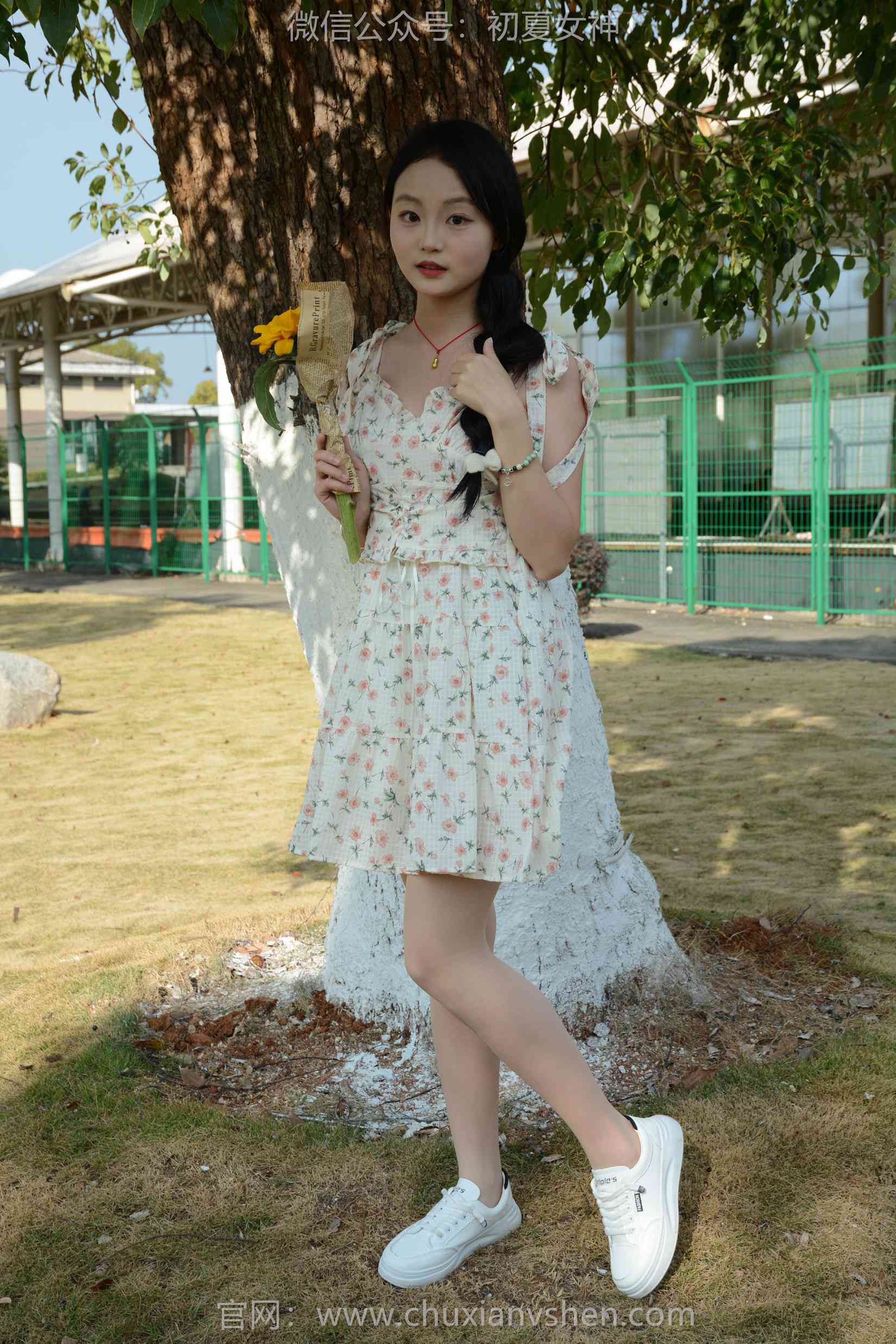 图片[22]-初夏女神 NO.159 双双 迎春碎花裙[140P] – 速更版-美库