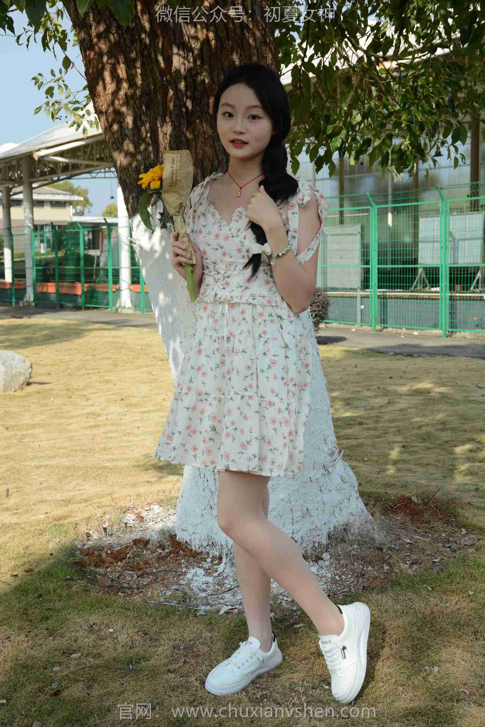 图片[23]-初夏女神 NO.159 双双 迎春碎花裙[140P] – 速更版-美库