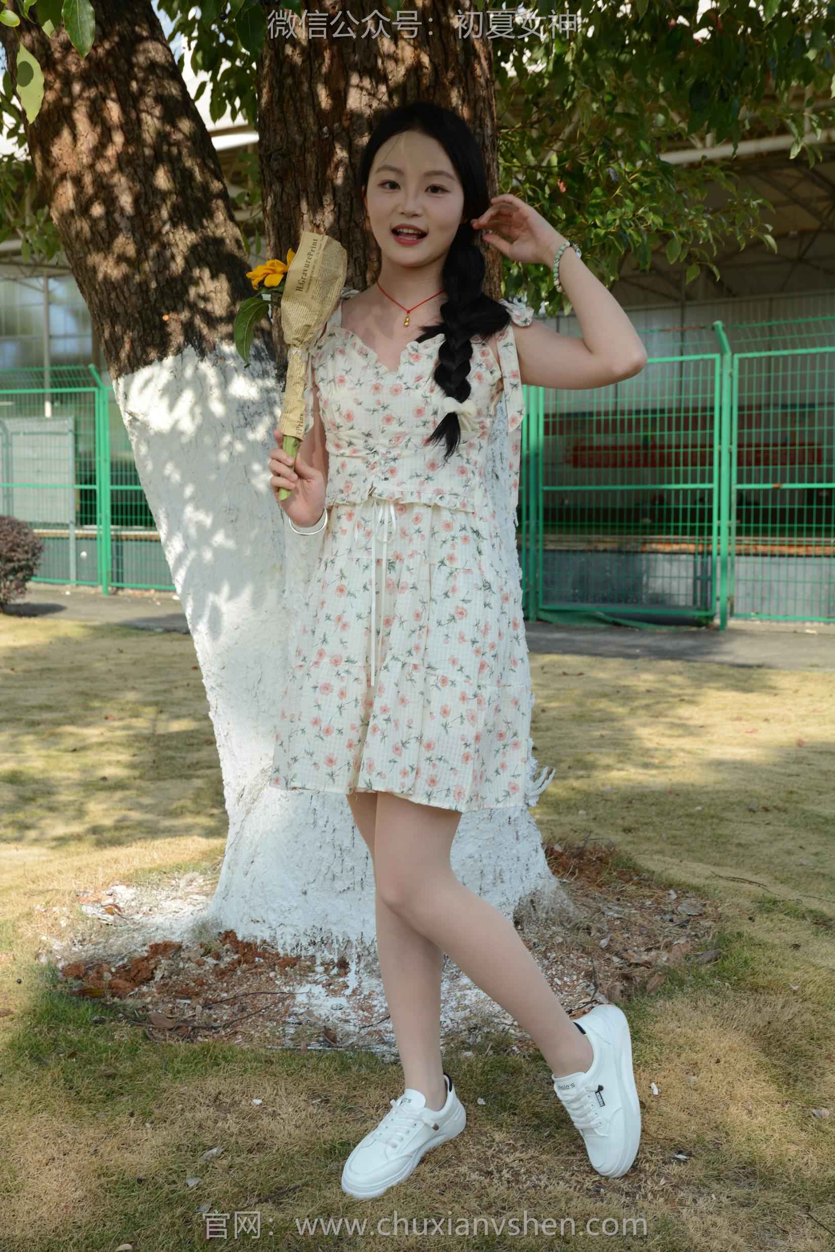 图片[25]-初夏女神 NO.159 双双 迎春碎花裙[140P] – 速更版-美库