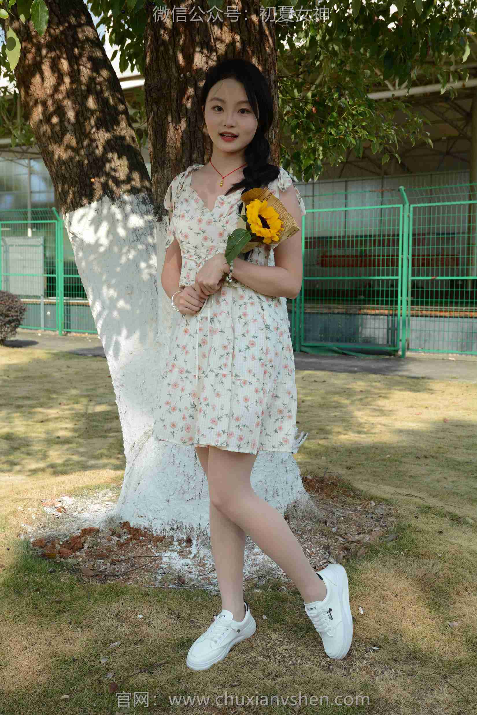 图片[26]-初夏女神 NO.159 双双 迎春碎花裙[140P] – 速更版-美库