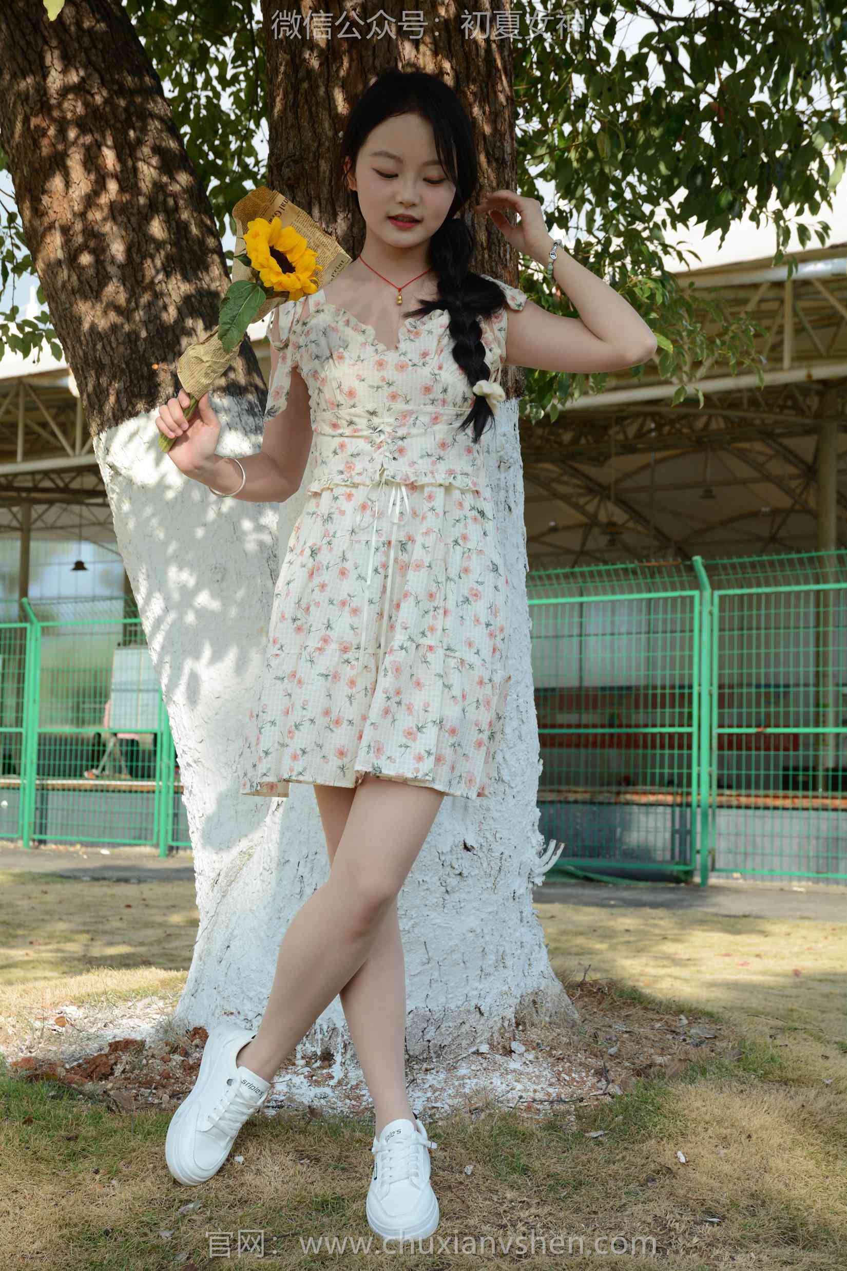 图片[28]-初夏女神 NO.159 双双 迎春碎花裙[140P] – 速更版-美库