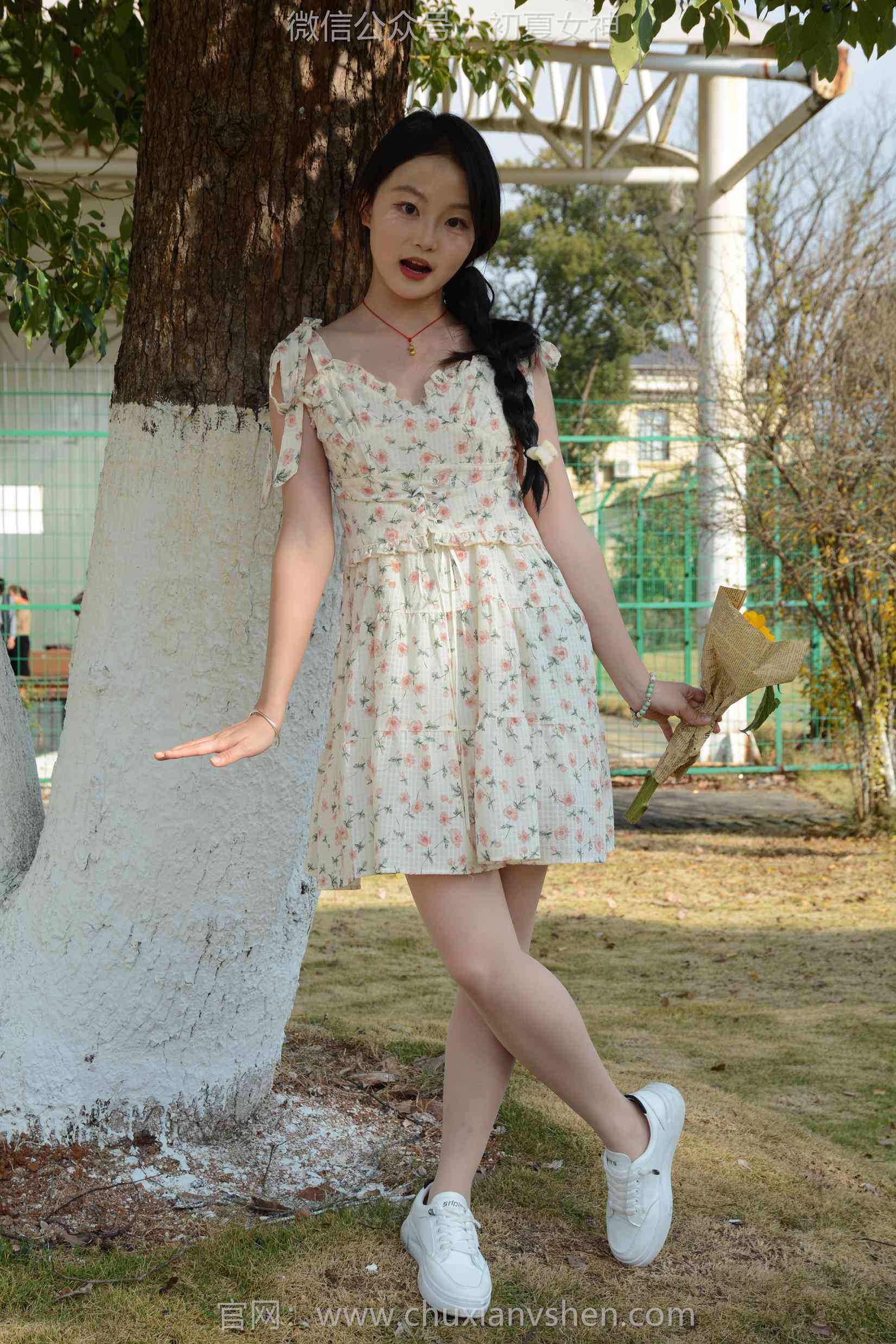 图片[33]-初夏女神 NO.159 双双 迎春碎花裙[140P] – 速更版-美库