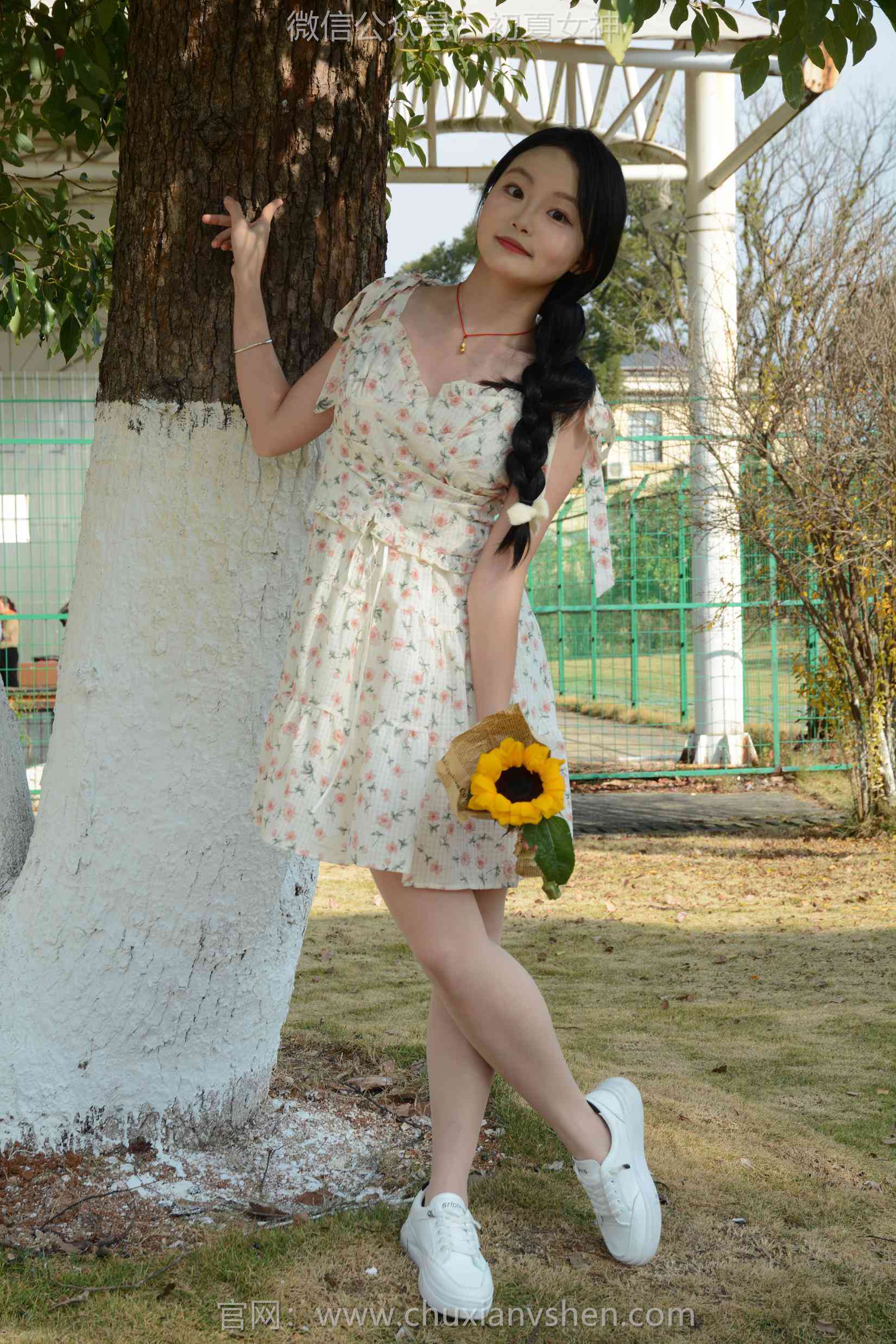 图片[35]-初夏女神 NO.159 双双 迎春碎花裙[140P] – 速更版-美库