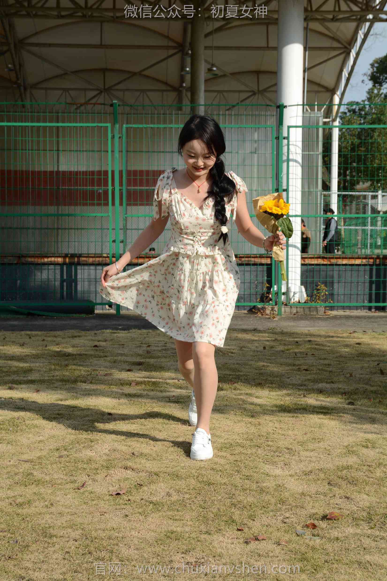 图片[36]-初夏女神 NO.159 双双 迎春碎花裙[140P] – 速更版-美库