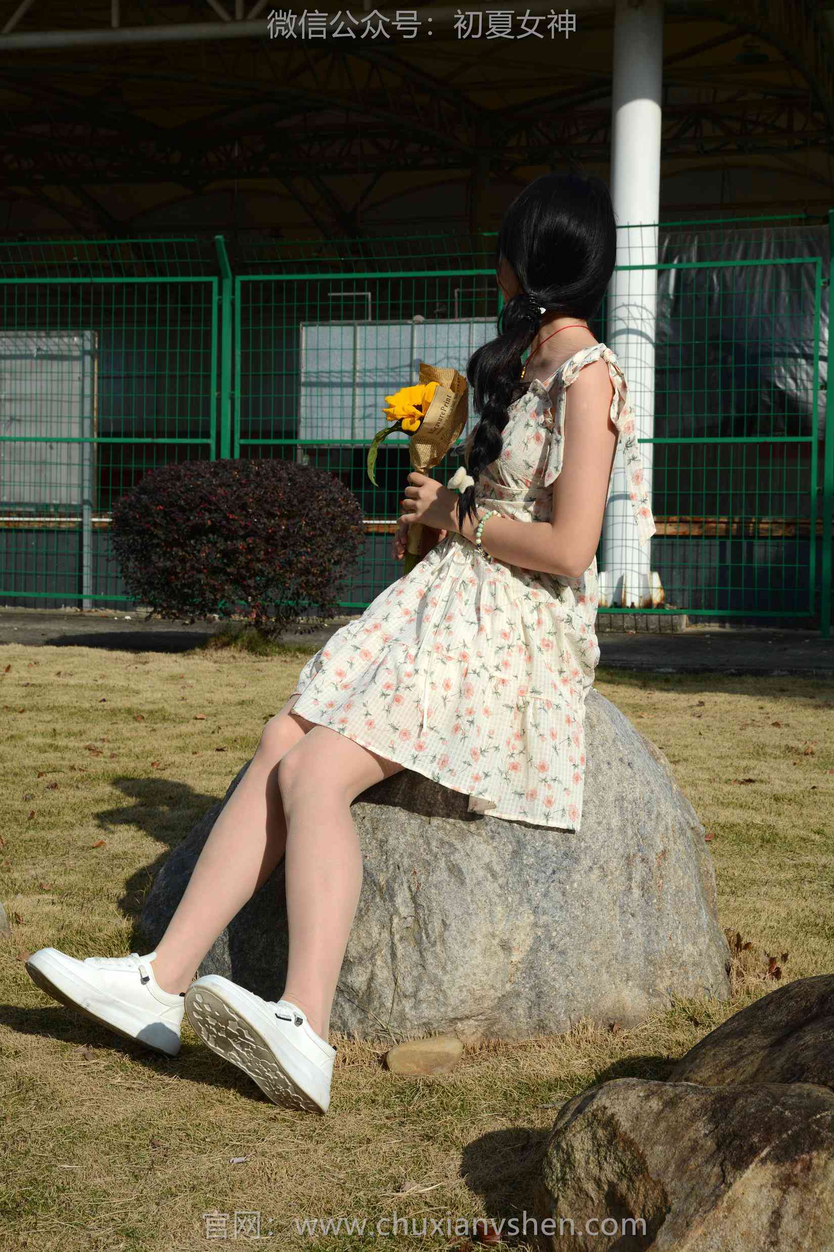 图片[38]-初夏女神 NO.159 双双 迎春碎花裙[140P] – 速更版-美库