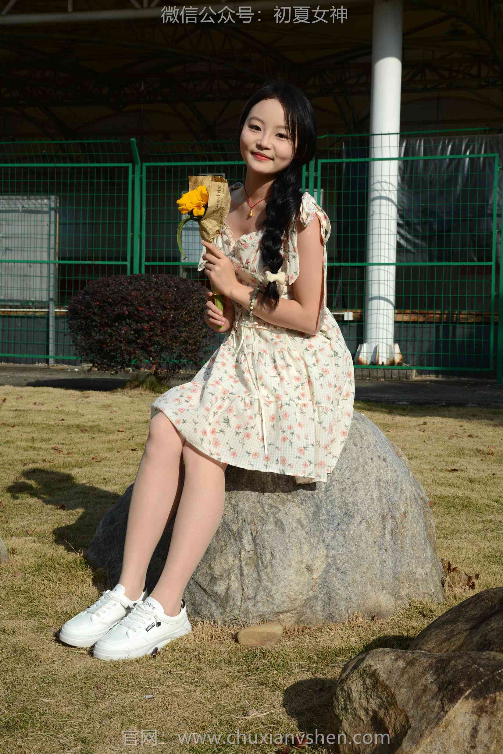 图片[40]-初夏女神 NO.159 双双 迎春碎花裙[140P] – 速更版-美库
