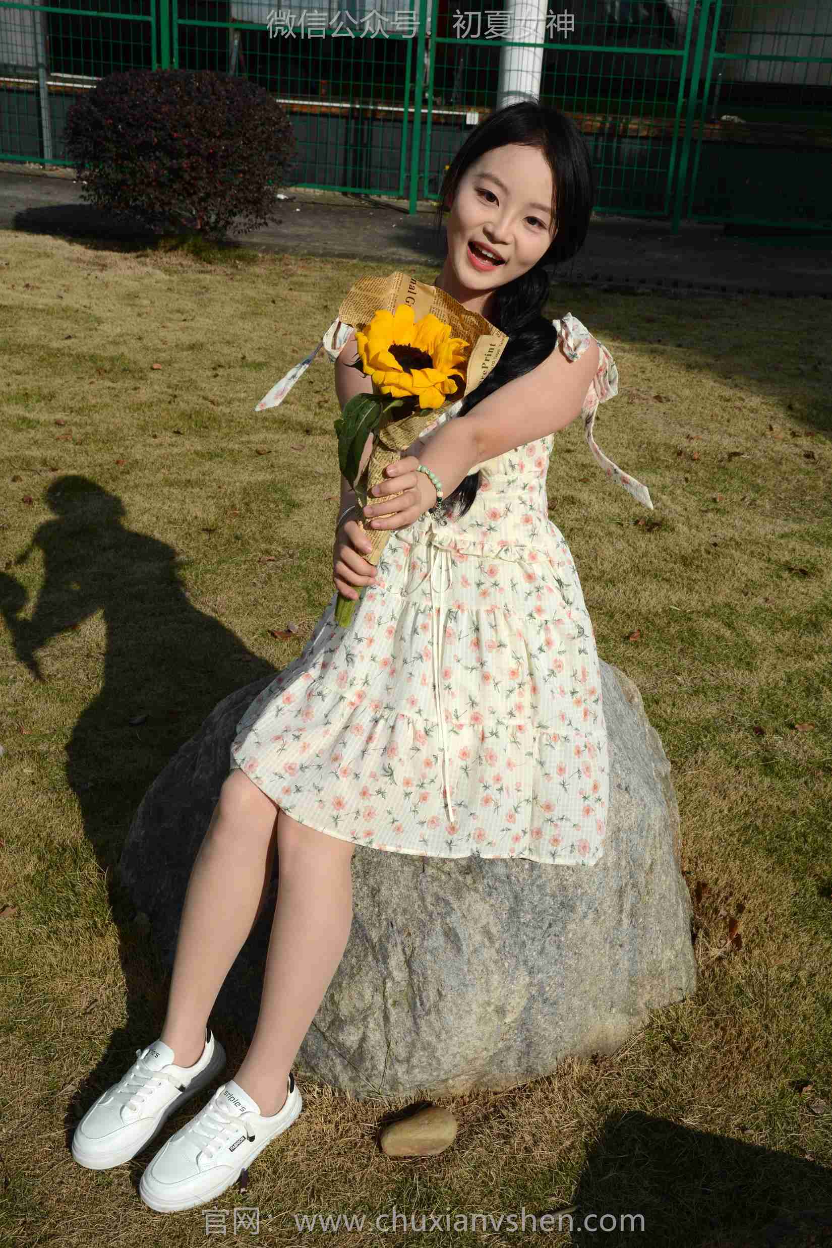 图片[41]-初夏女神 NO.159 双双 迎春碎花裙[140P] – 速更版-美库
