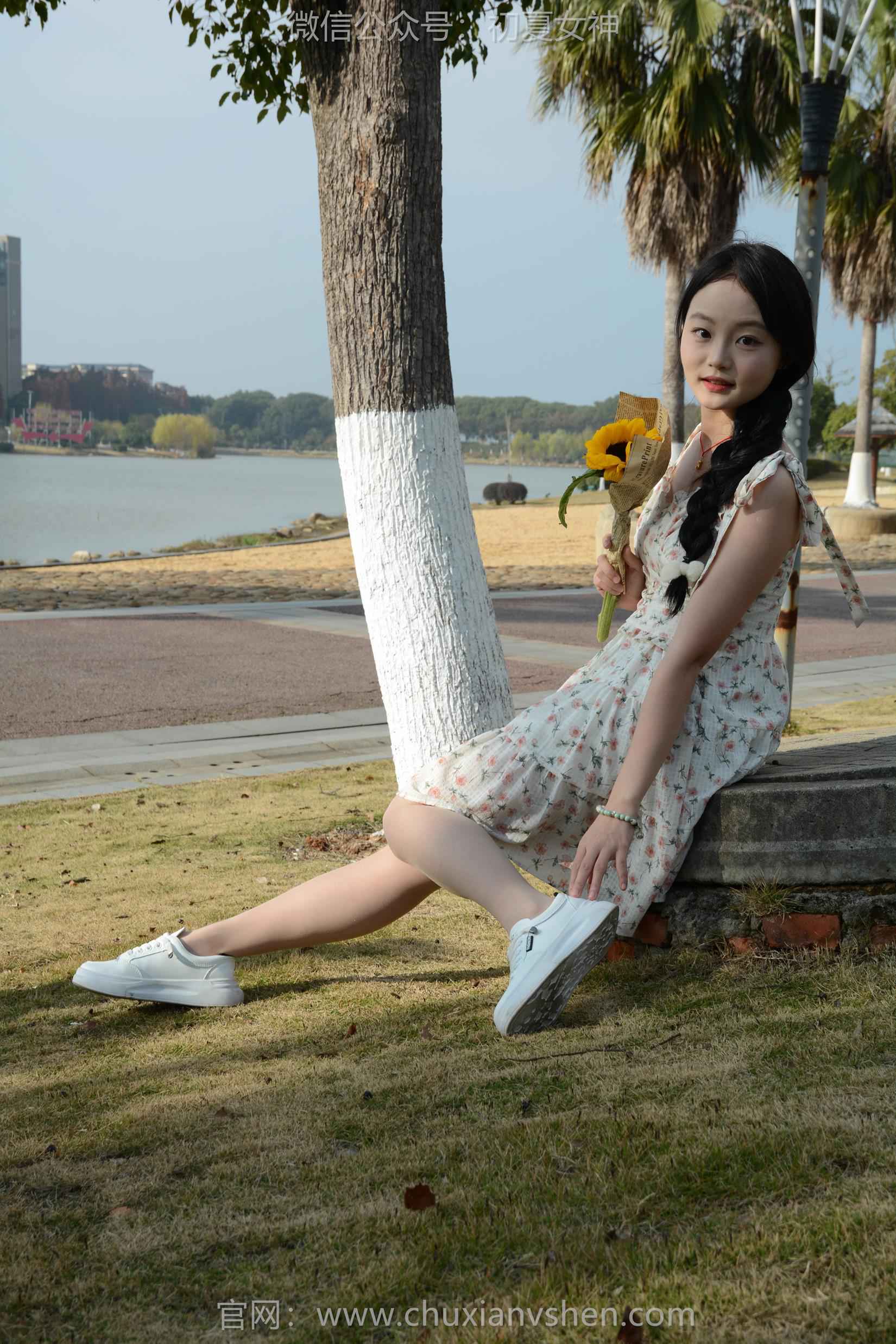 图片[43]-初夏女神 NO.159 双双 迎春碎花裙[140P] – 速更版-美库