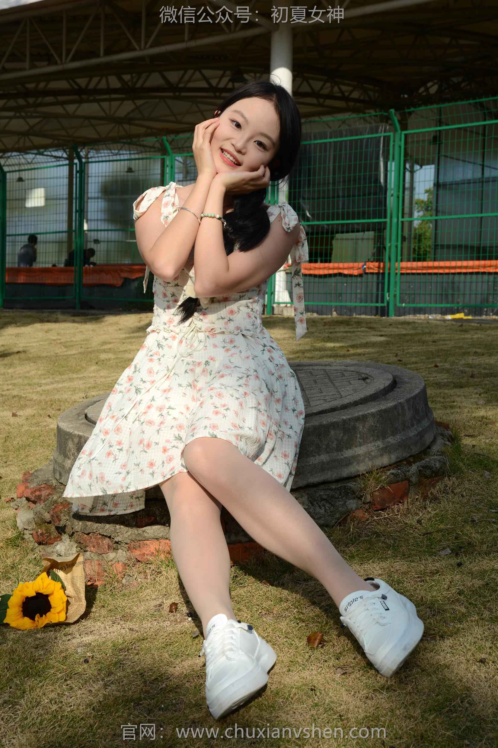 图片[46]-初夏女神 NO.159 双双 迎春碎花裙[140P] – 速更版-美库