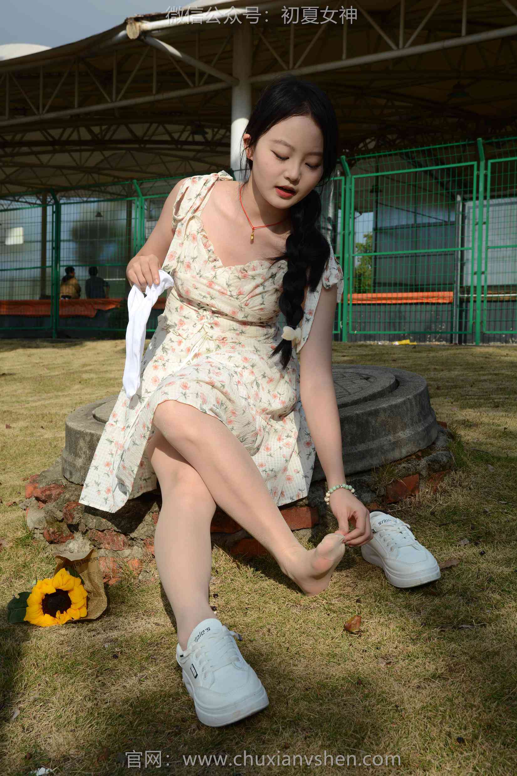 图片[48]-初夏女神 NO.159 双双 迎春碎花裙[140P] – 速更版-美库