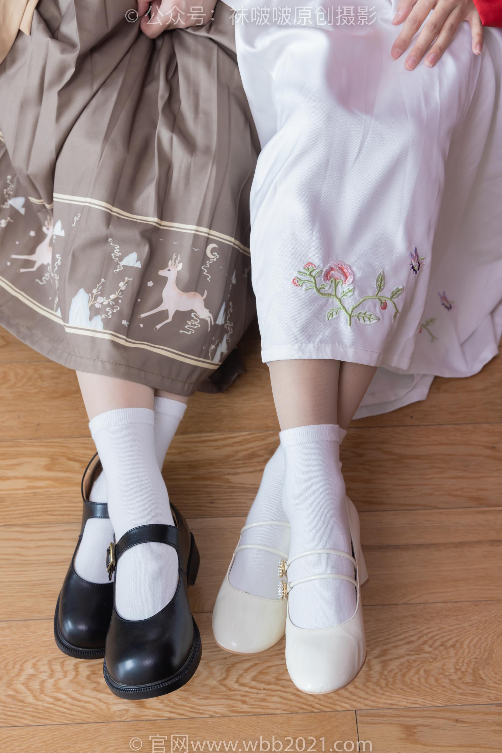图片[18]-[BoBoSocks袜啵啵]NO.400 奶油甜甜圈-两双高跟鞋、白棉袜、肉丝[158P] – 速更版-美库
