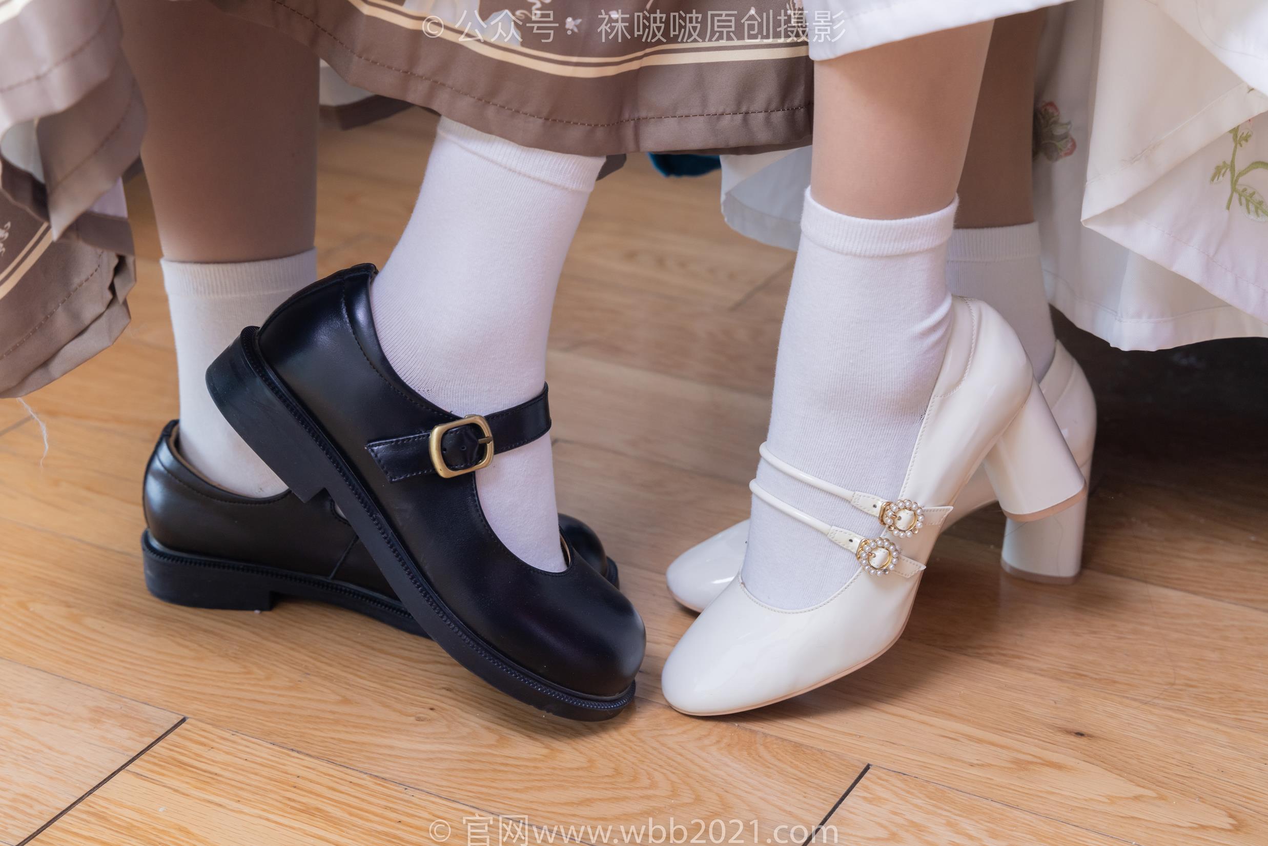 图片[26]-[BoBoSocks袜啵啵]NO.400 奶油甜甜圈-两双高跟鞋、白棉袜、肉丝[158P] – 速更版-美库