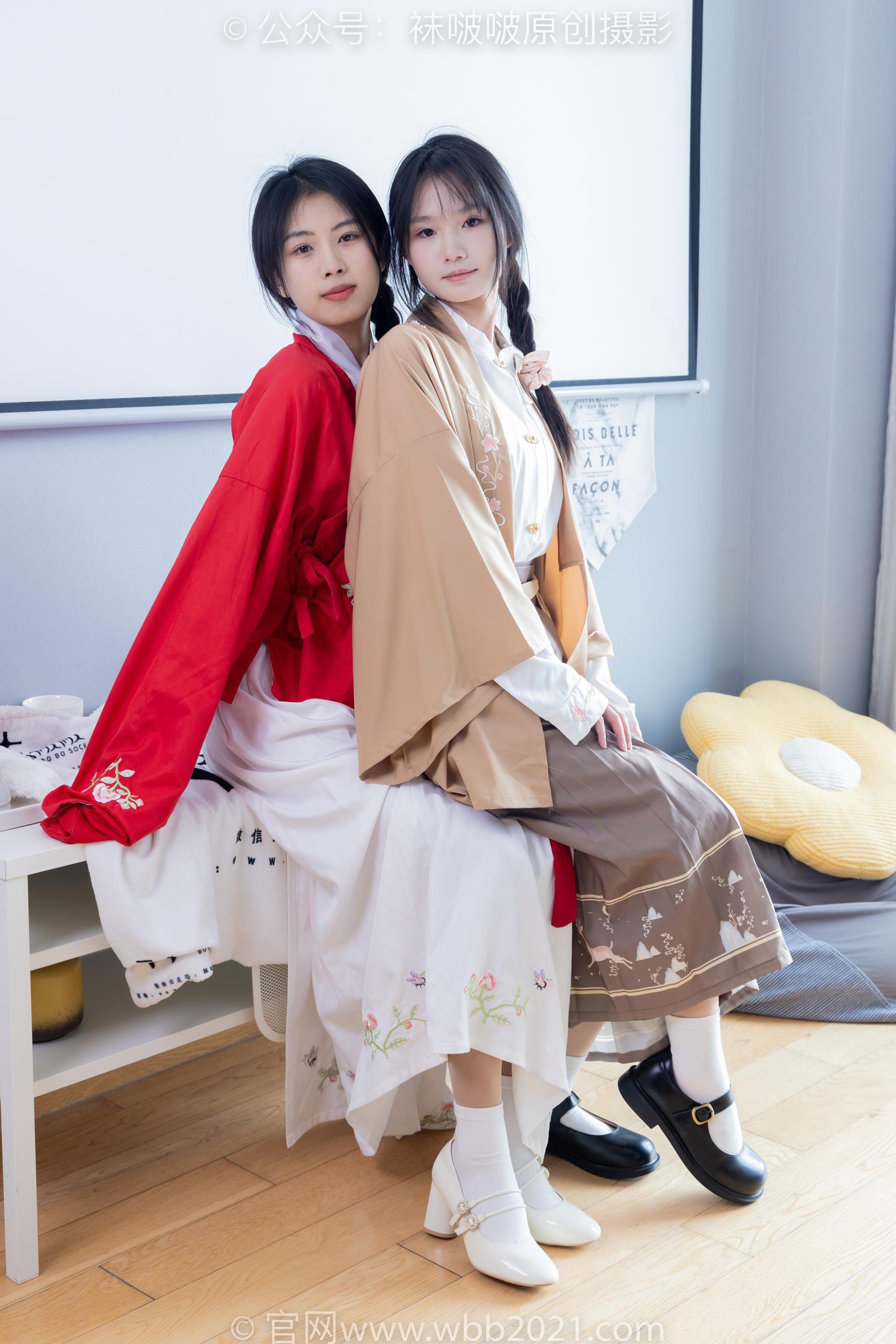 图片[34]-[BoBoSocks袜啵啵]NO.400 奶油甜甜圈-两双高跟鞋、白棉袜、肉丝[158P] – 速更版-美库