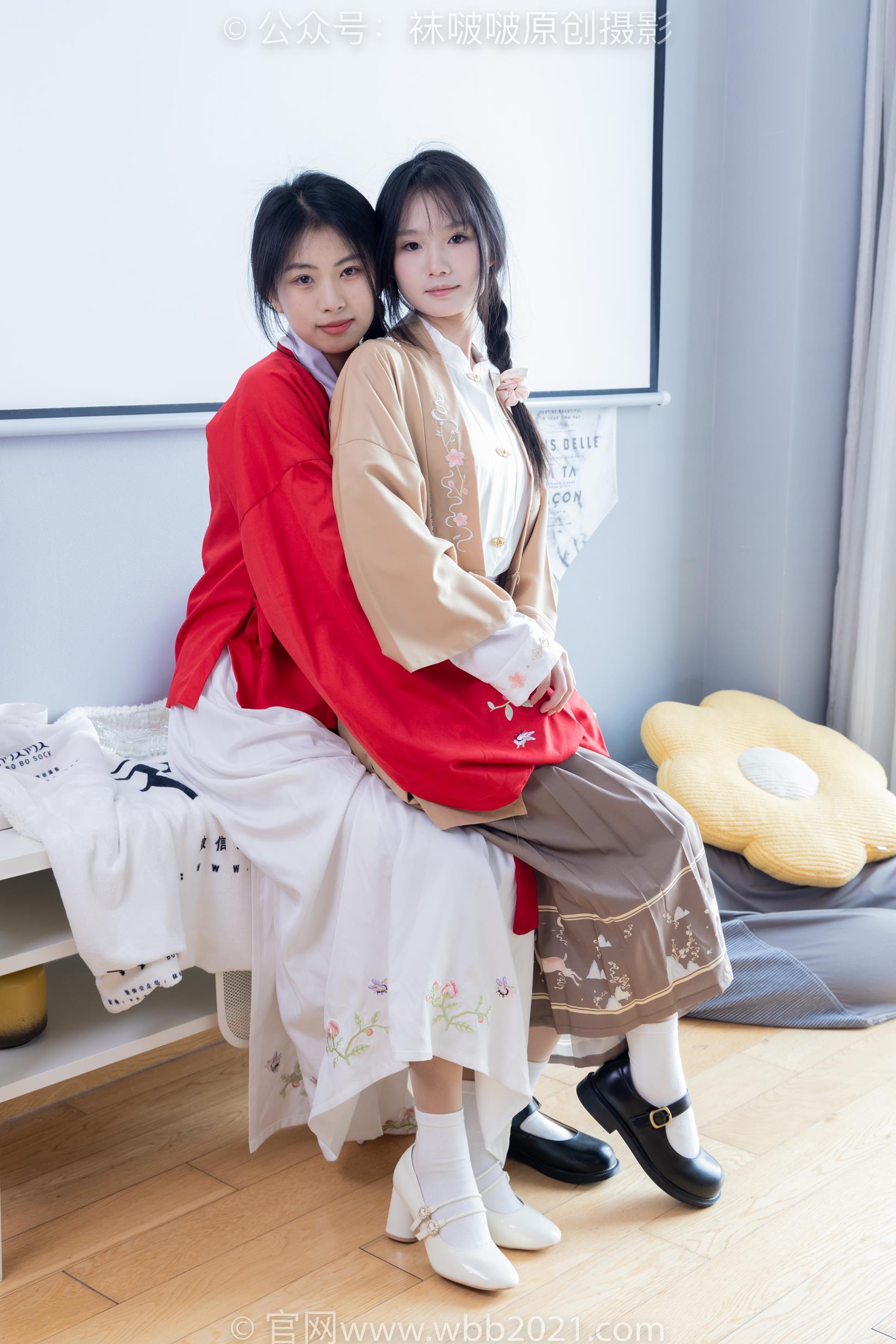 图片[35]-[BoBoSocks袜啵啵]NO.400 奶油甜甜圈-两双高跟鞋、白棉袜、肉丝[158P] – 速更版-美库