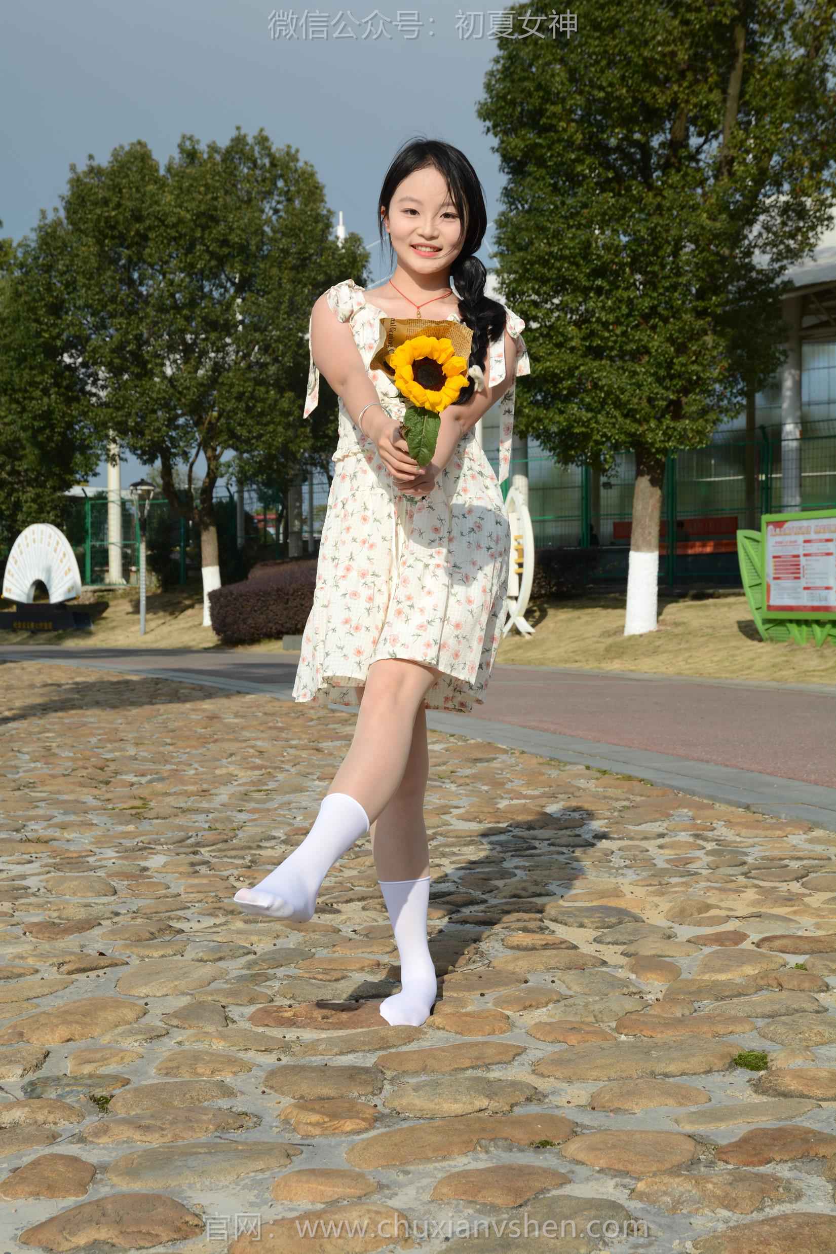 图片[78]-初夏女神 NO.159 双双 迎春碎花裙[140P] – 速更版-美库