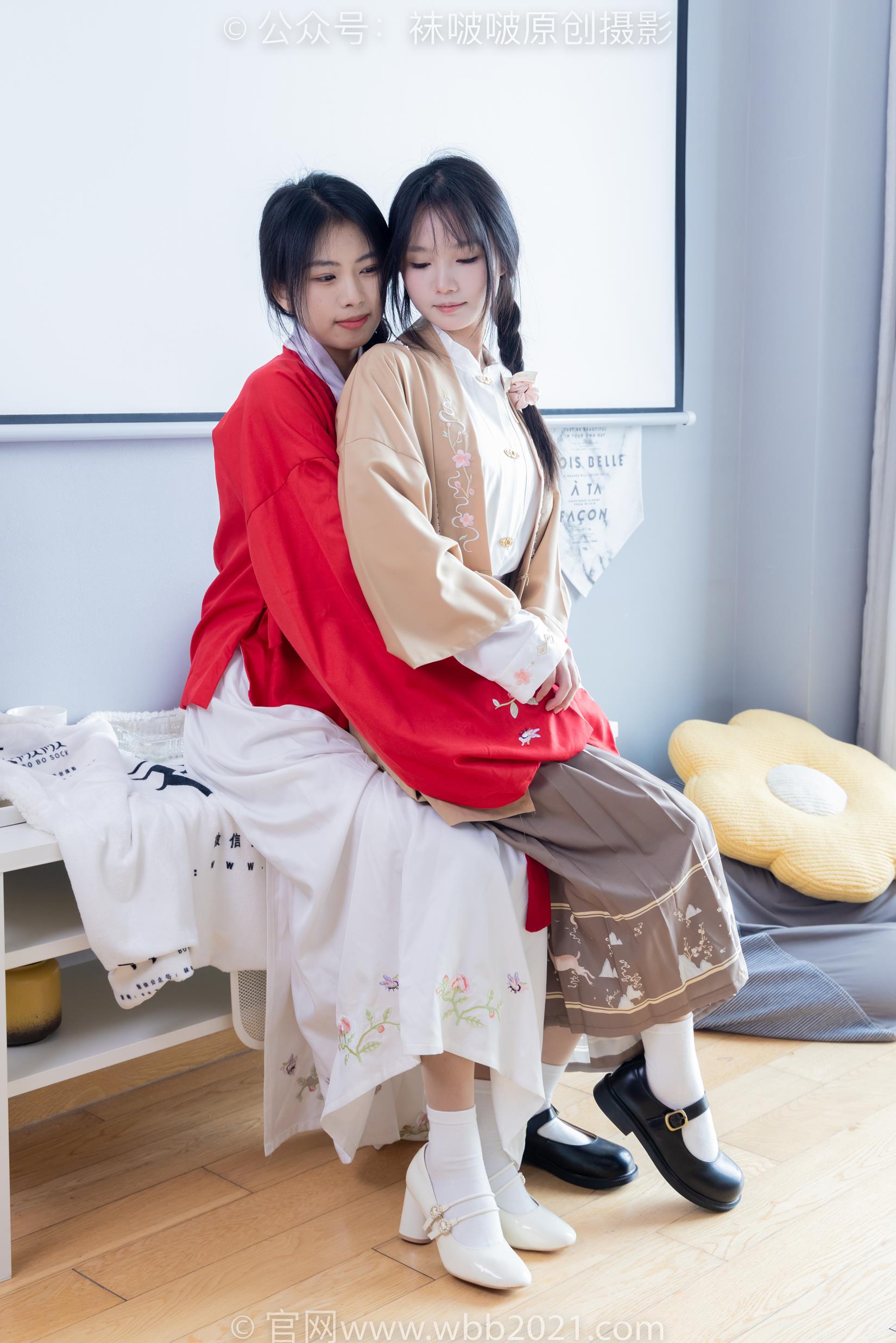 图片[37]-[BoBoSocks袜啵啵]NO.400 奶油甜甜圈-两双高跟鞋、白棉袜、肉丝[158P] – 速更版-美库