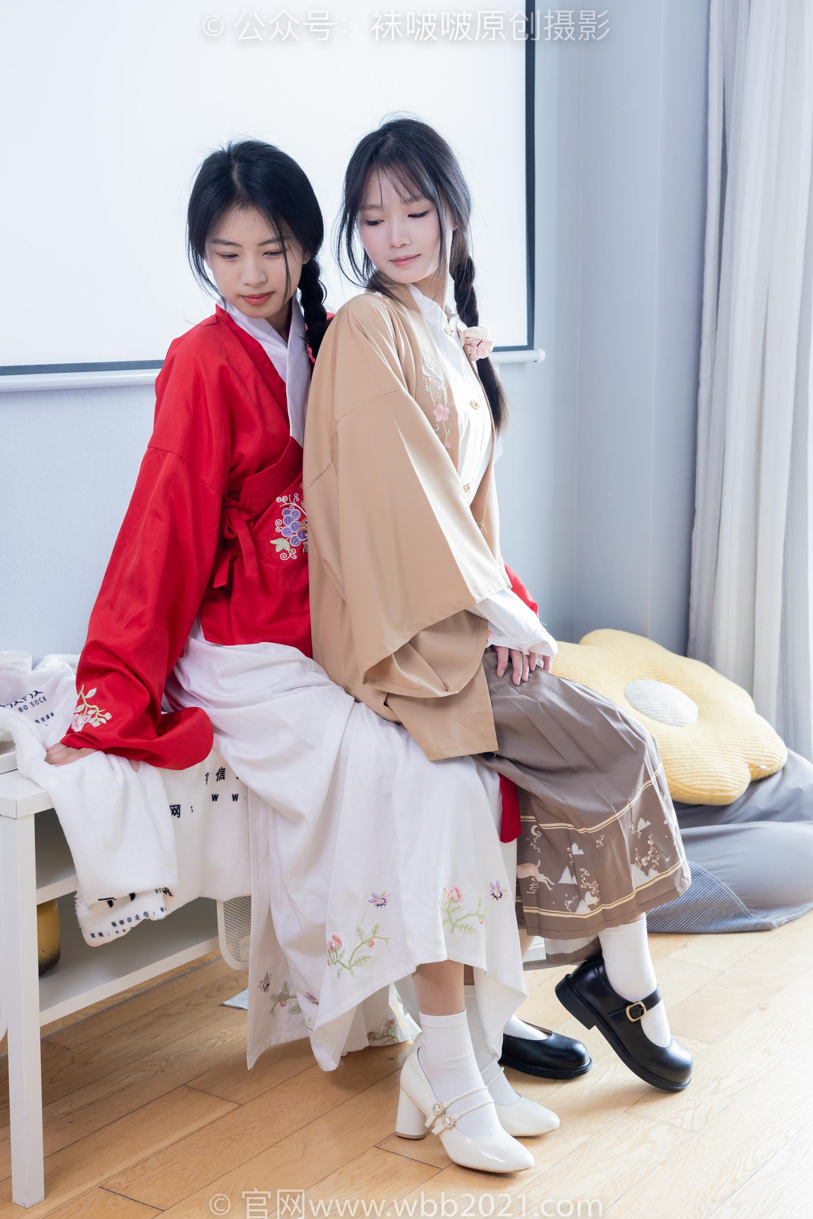 图片[40]-[BoBoSocks袜啵啵]NO.400 奶油甜甜圈-两双高跟鞋、白棉袜、肉丝[158P] – 速更版-美库