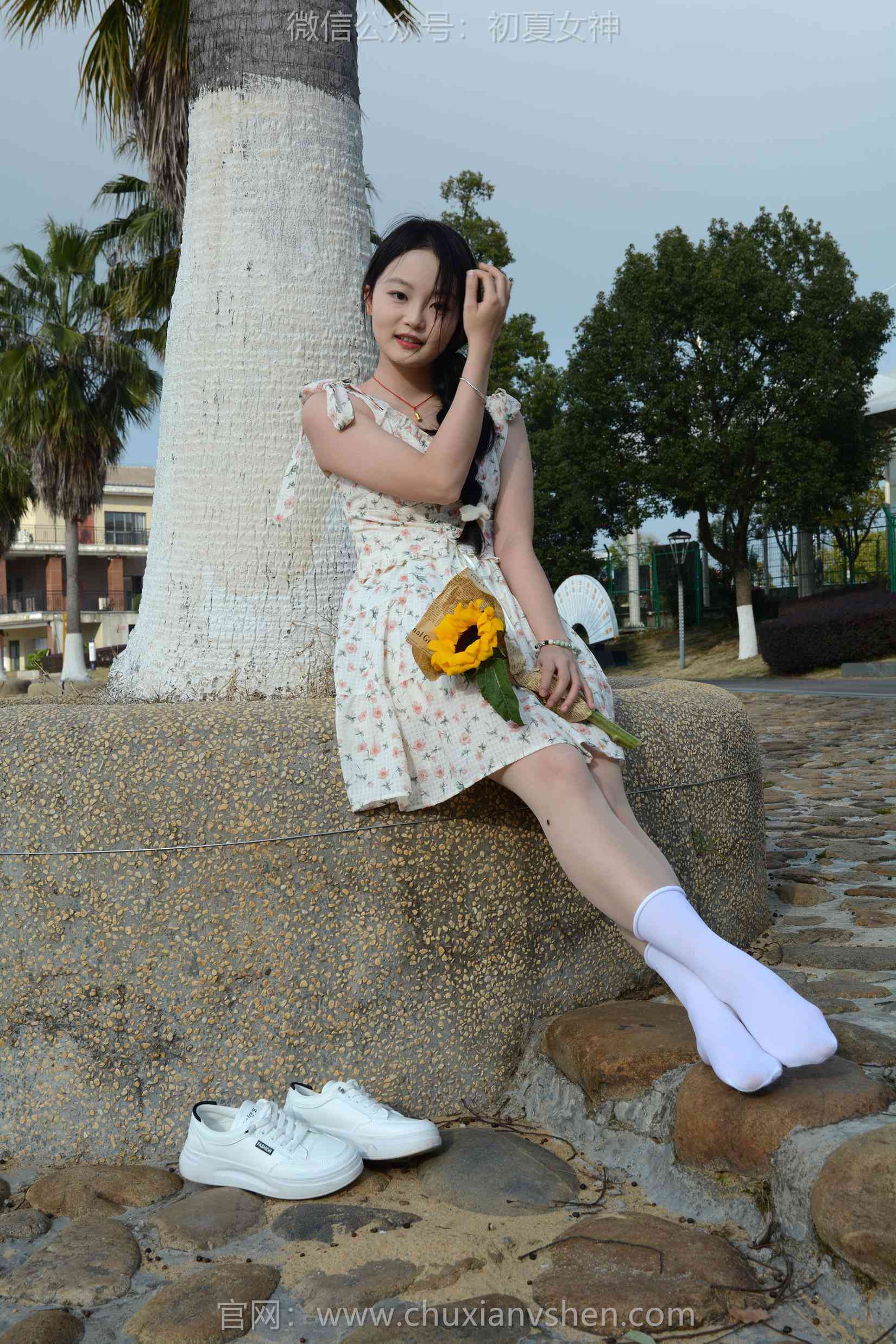 图片[85]-初夏女神 NO.159 双双 迎春碎花裙[140P] – 速更版-美库