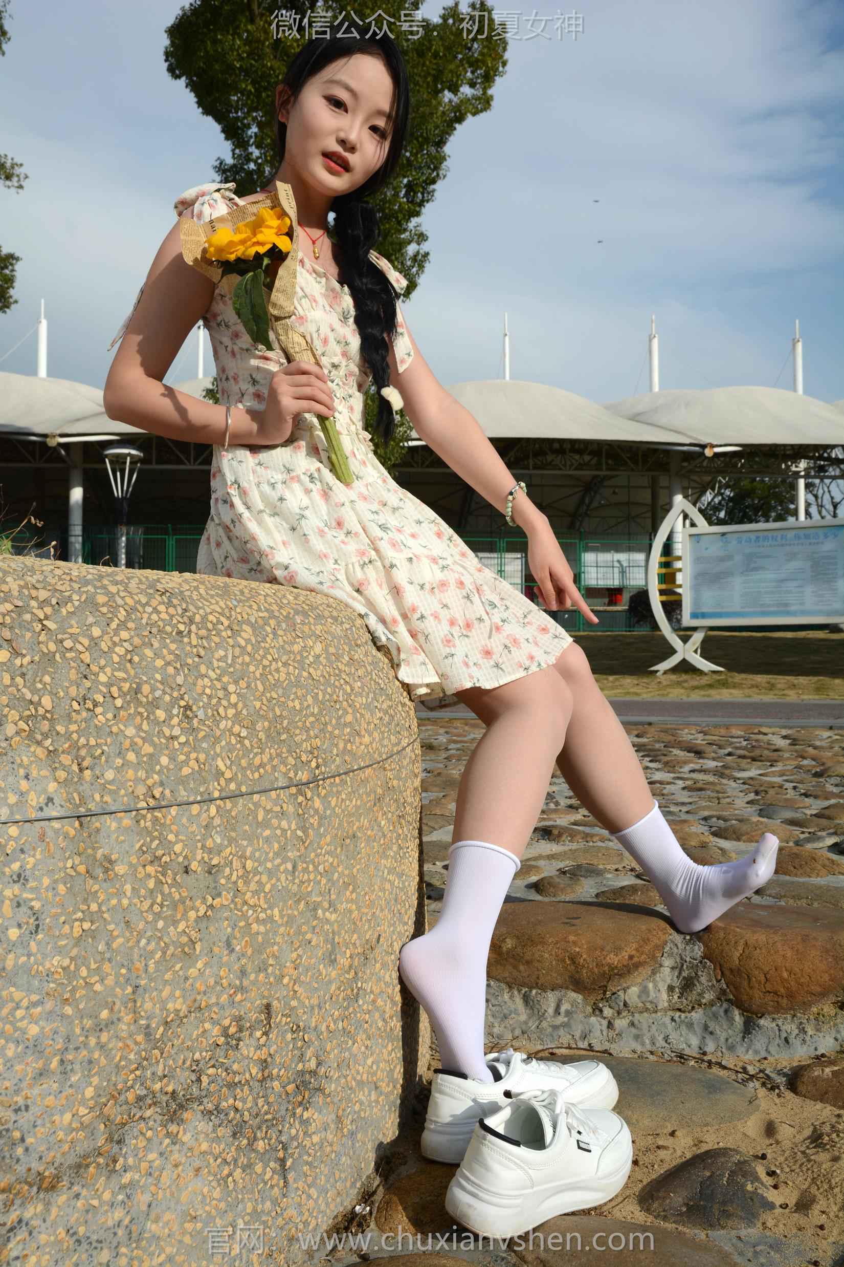 图片[94]-初夏女神 NO.159 双双 迎春碎花裙[140P] – 速更版-美库